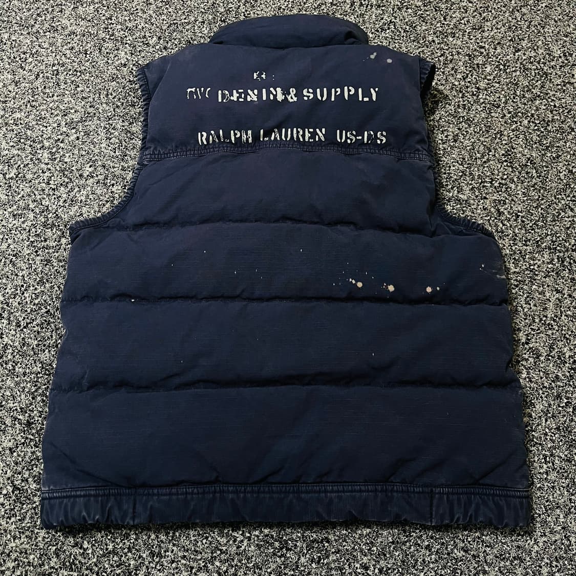 vintage 폴로 데님앤서플라이 패딩 베스트 상품이미지3