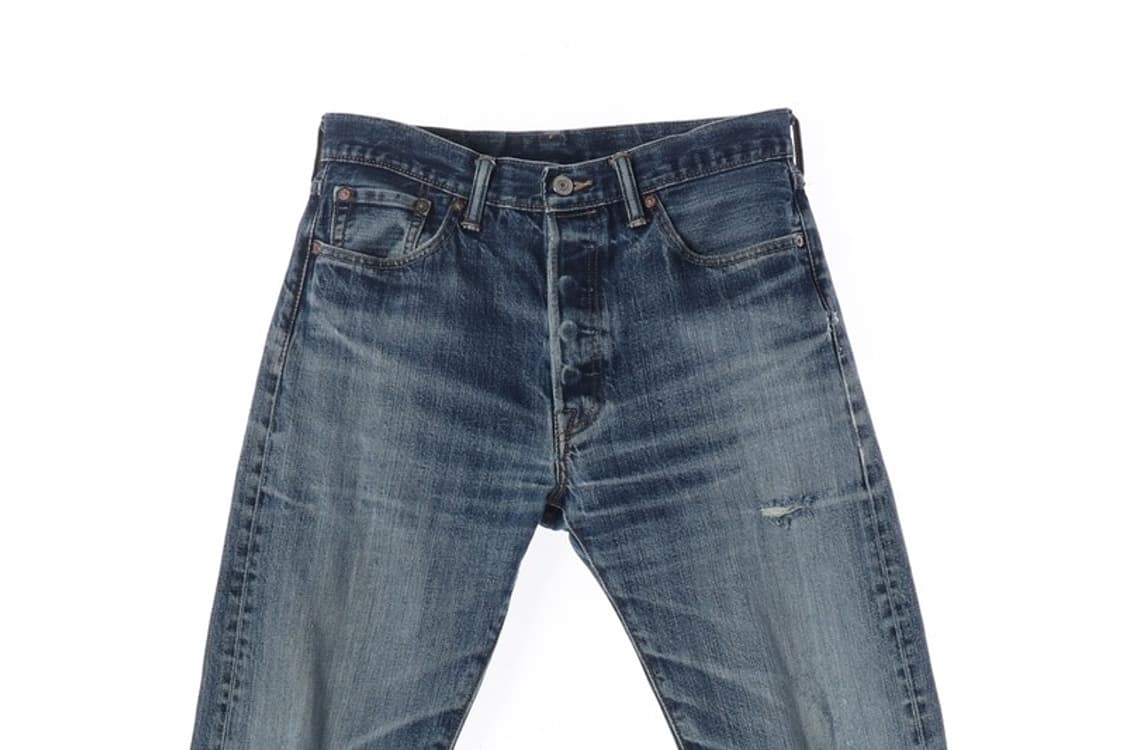리바이스 501 빈티지 오리지널핏 중청 데님 32 상품이미지3