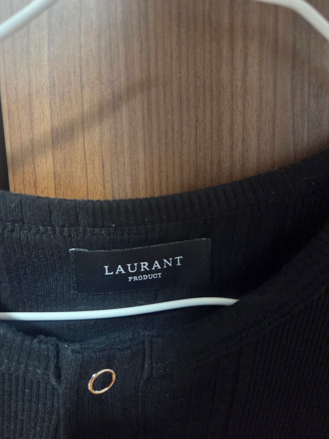 로랑051(로랑서울) 헨리넥 반팔 블랙, 그레이 M사이즈 일괄 상품이미지5