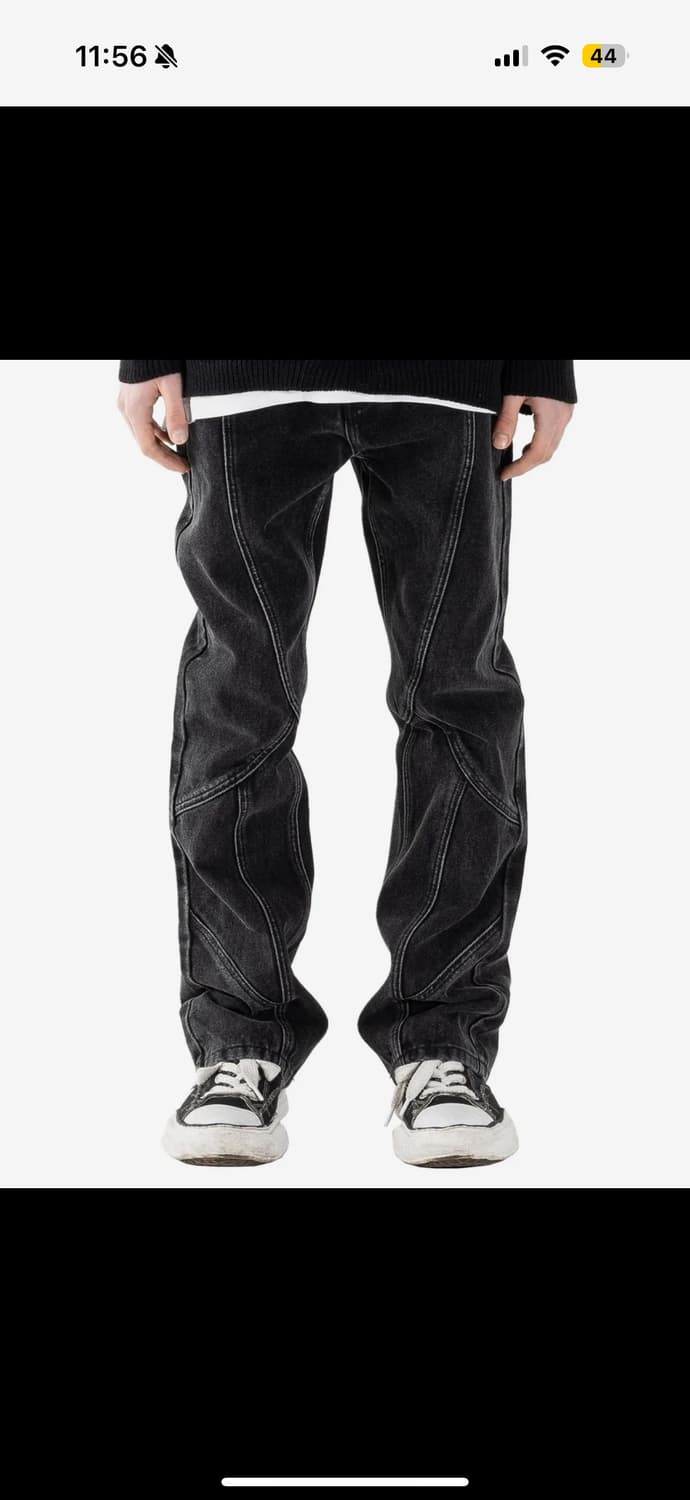 매스노운 스톤월 워시드 데님 팬츠 상품이미지1