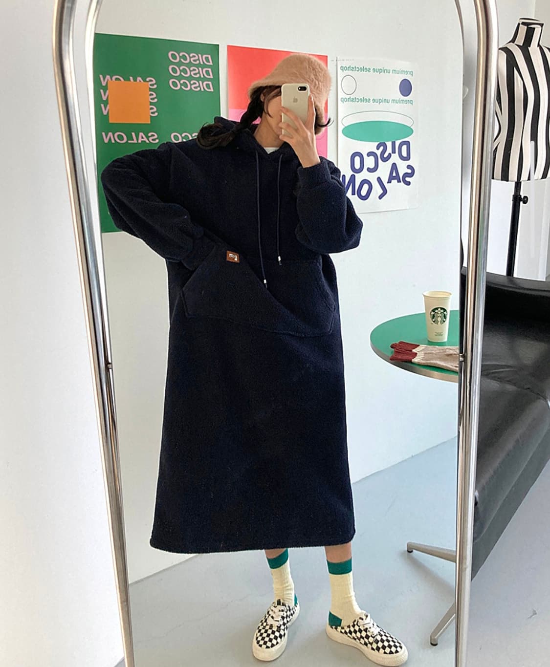 후리스 롱 원피스 상품이미지3