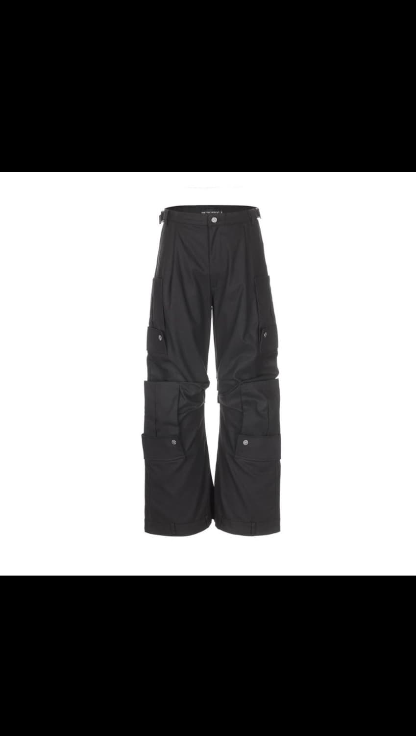 써저리 리버스 4 포켓 카고 팬츠 블랙 s 상품이미지1