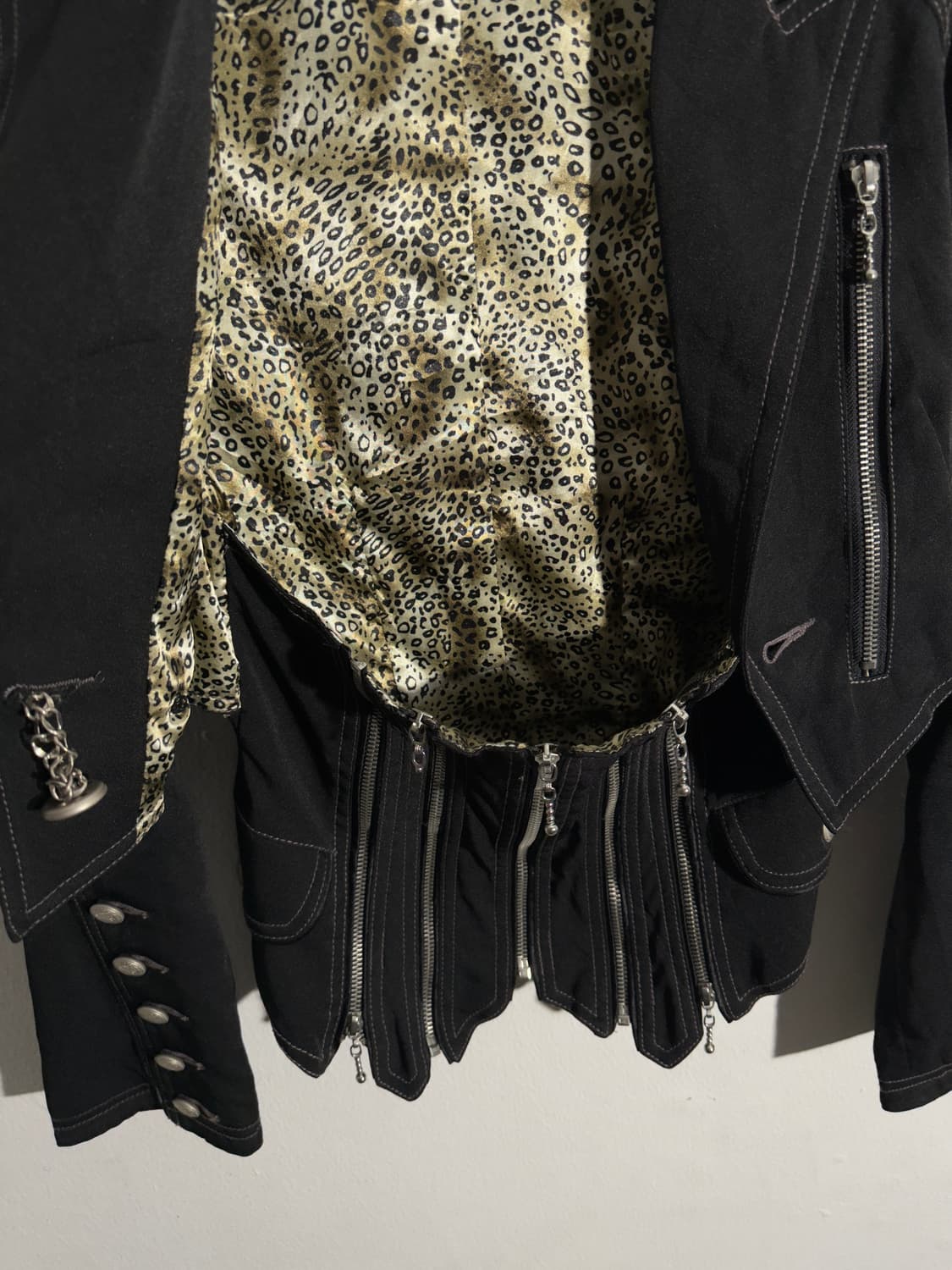 japanese vkei 코르셋 멀티지퍼 자켓 상품이미지7