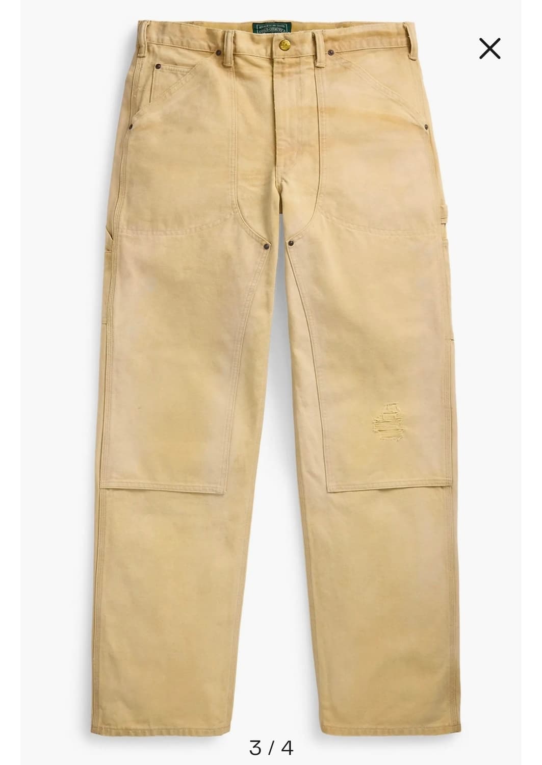 [31/30] 폴로 랄프로렌 캔버스 카펜터 팬츠 새상품 상품이미지1