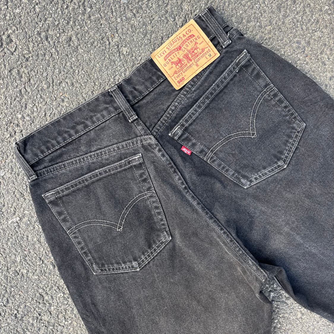 90~00년대 리바이스 560 흑청 상품이미지8