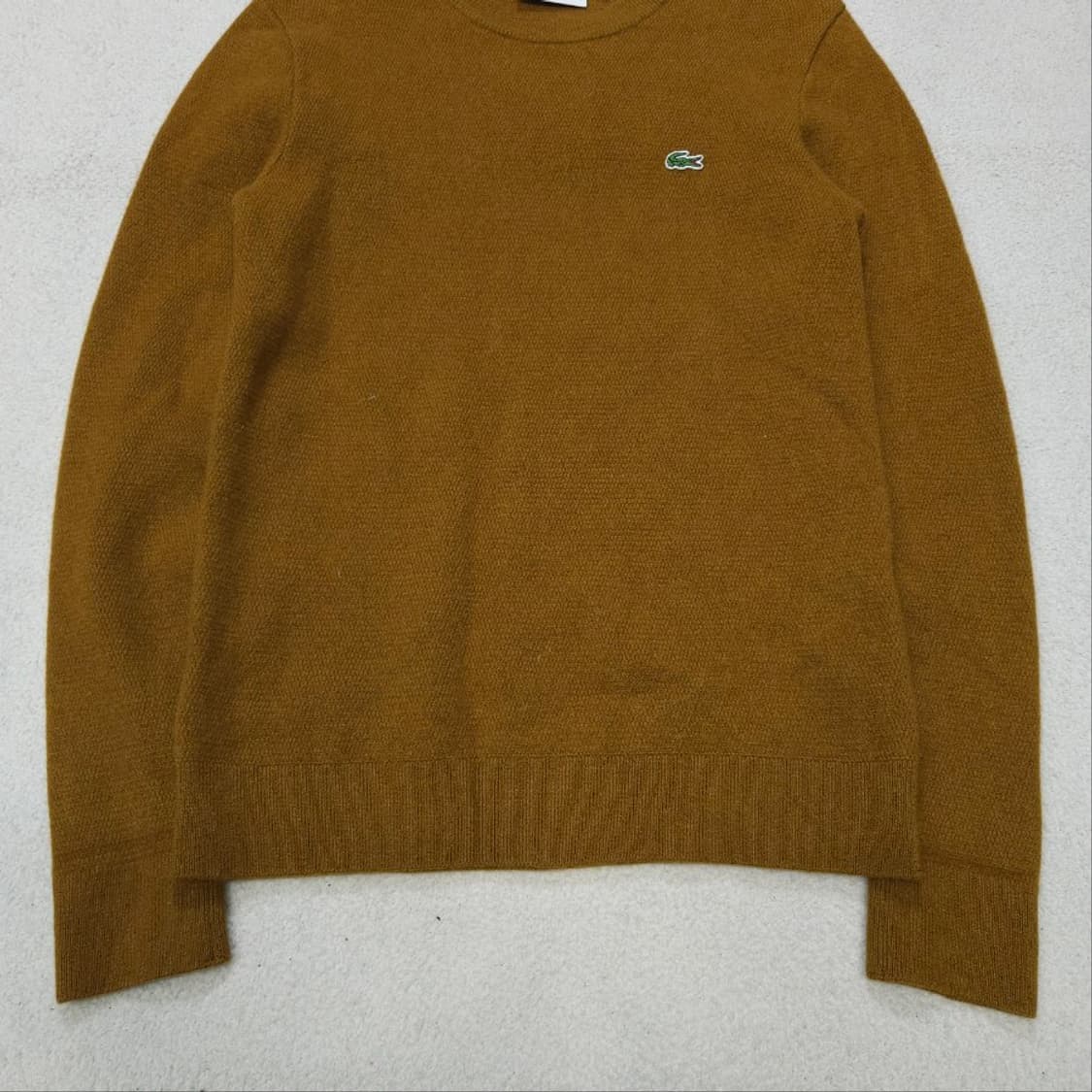 라코스테 울 니트 S 머스타드 상품이미지3
