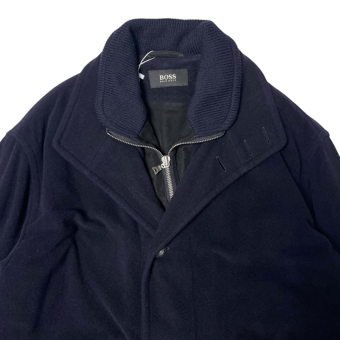 90's hugo boss 더블 칼라 빅 코트 상품이미지3