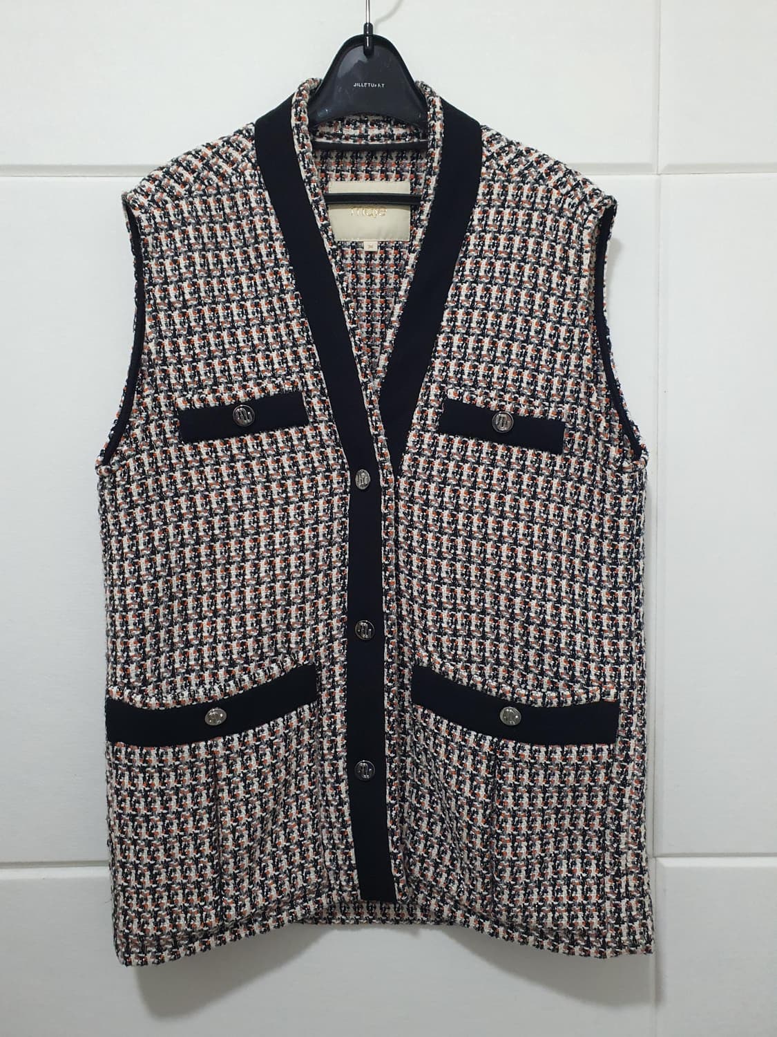 마쥬 maje 트위드 조끼 베스트 사이즈 36 상품이미지8
