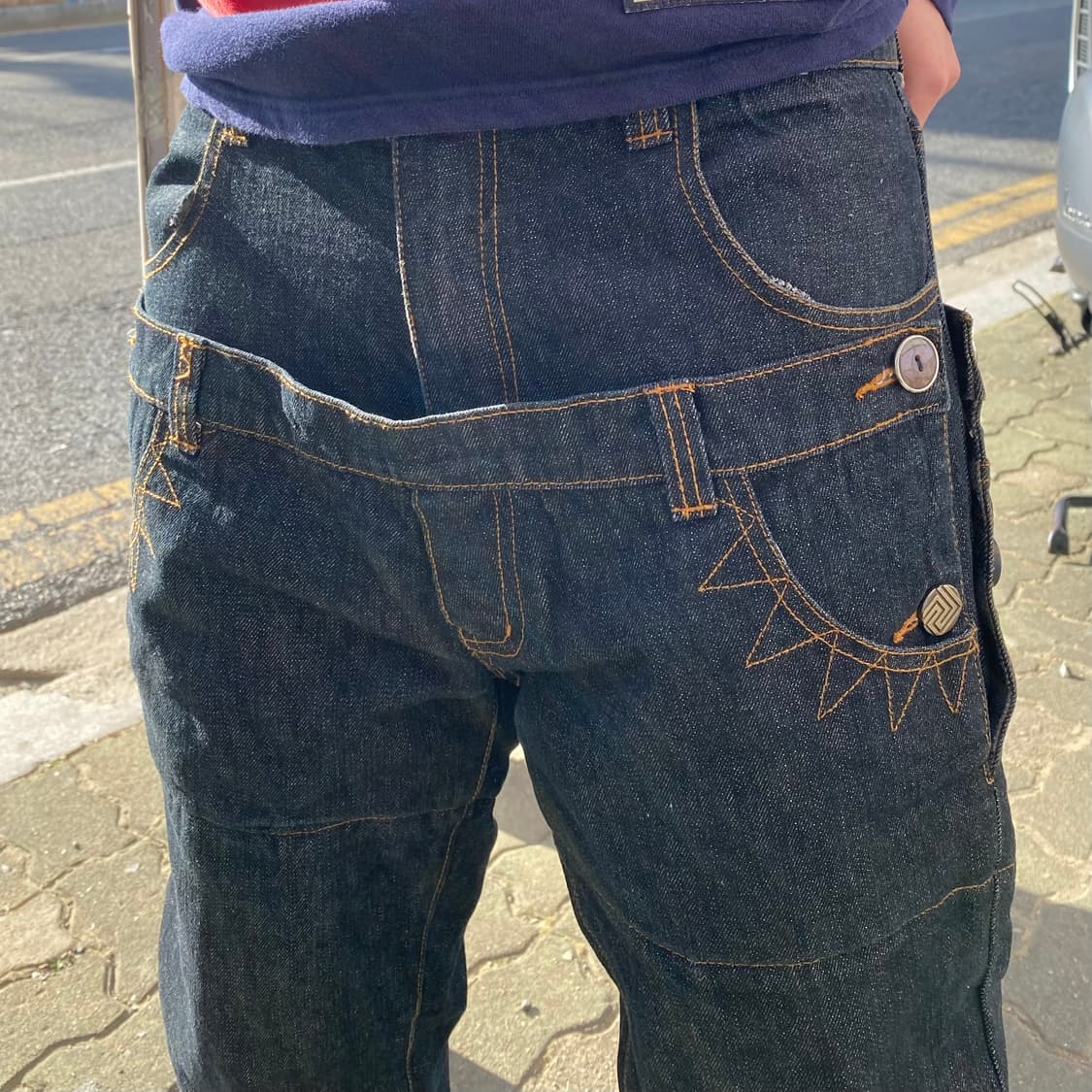 29NENTYONE 더블 웨이스트 레이어드 데님 상품이미지2