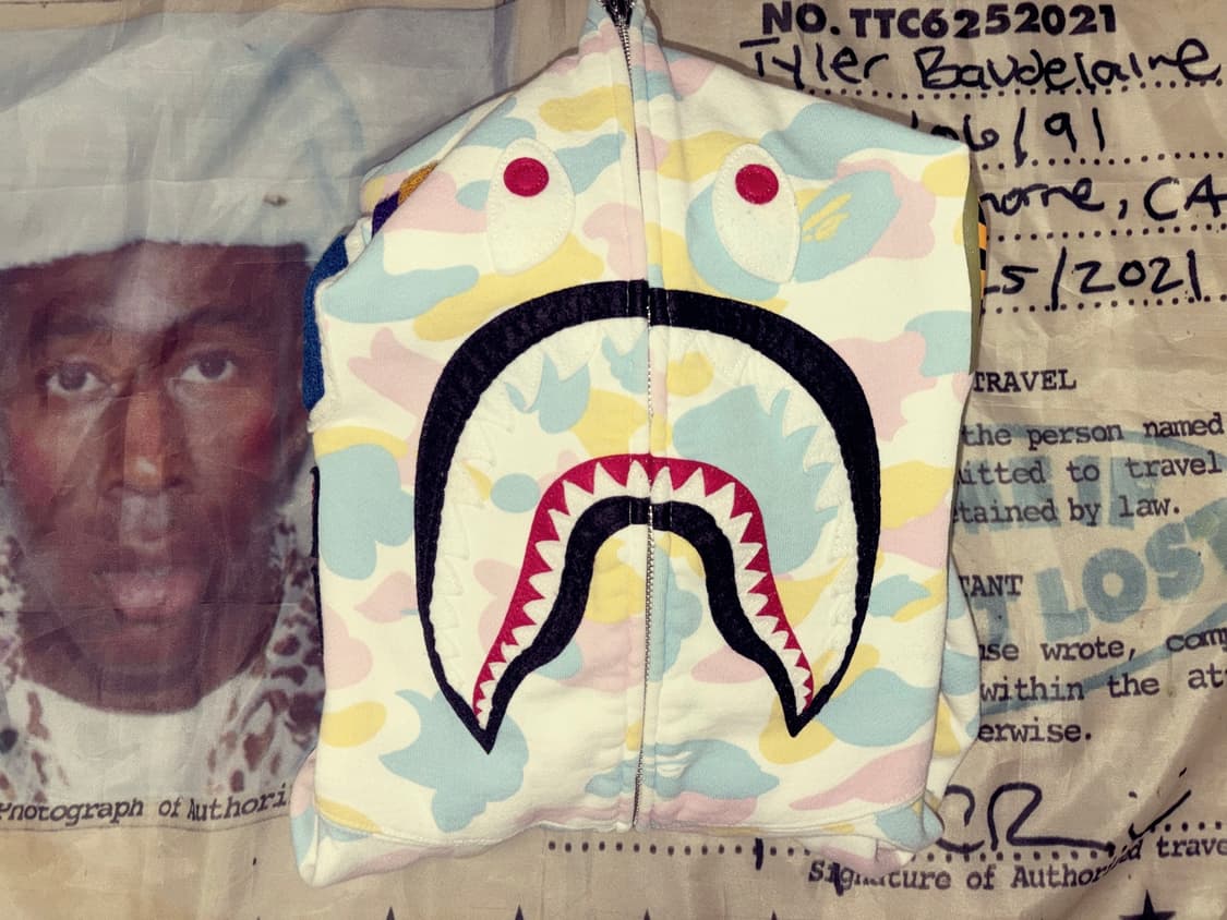 베이프 샤크 후드 캔디카모 (정품) 상품이미지1