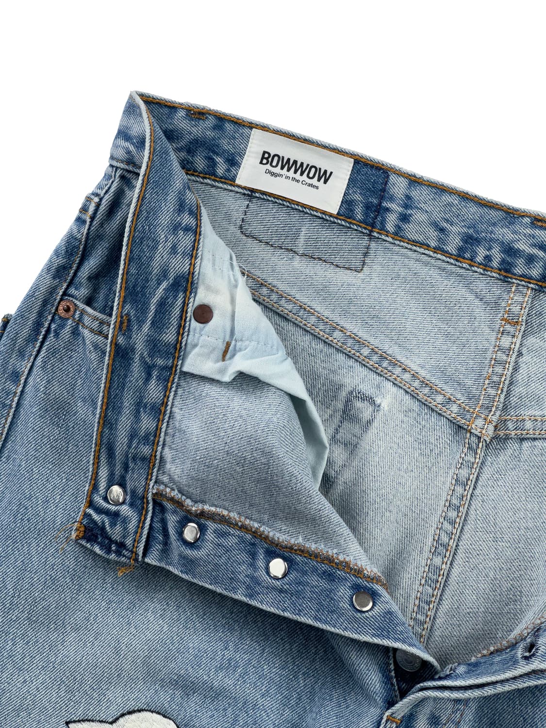 바우와우 리메이크 스티칭 팬츠 상품이미지4