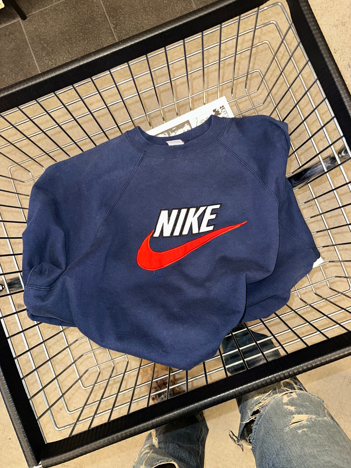 90’s Nike old swoosh logo faded sweats 상품이미지3