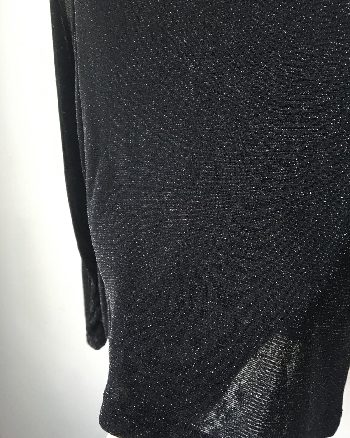 Glitter high neck mesh top 상품이미지2