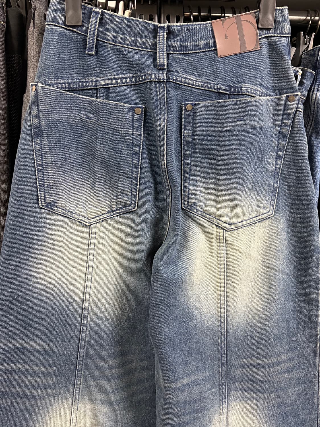 트리밍버드 Incision Denim Pants Dark Blue  상품이미지8