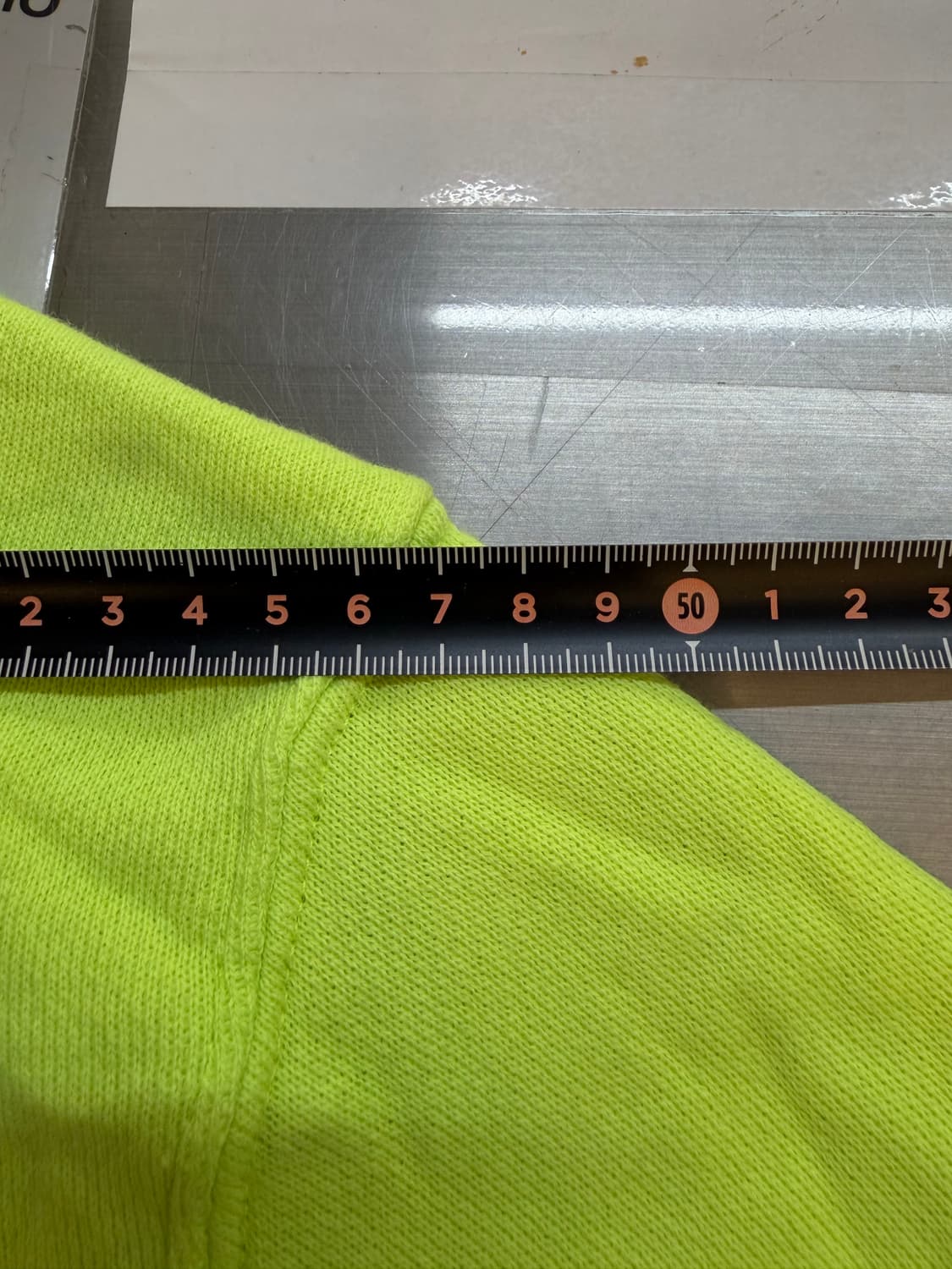 오프화이트 네온 디아고널 애로우 후드티 상품이미지8