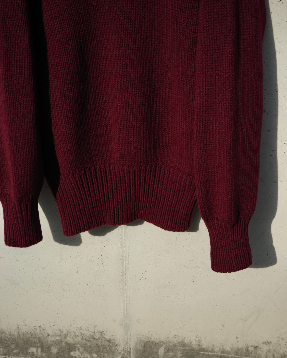 50s Levine bors 와이드 립 와인 스웨터 상품이미지3
