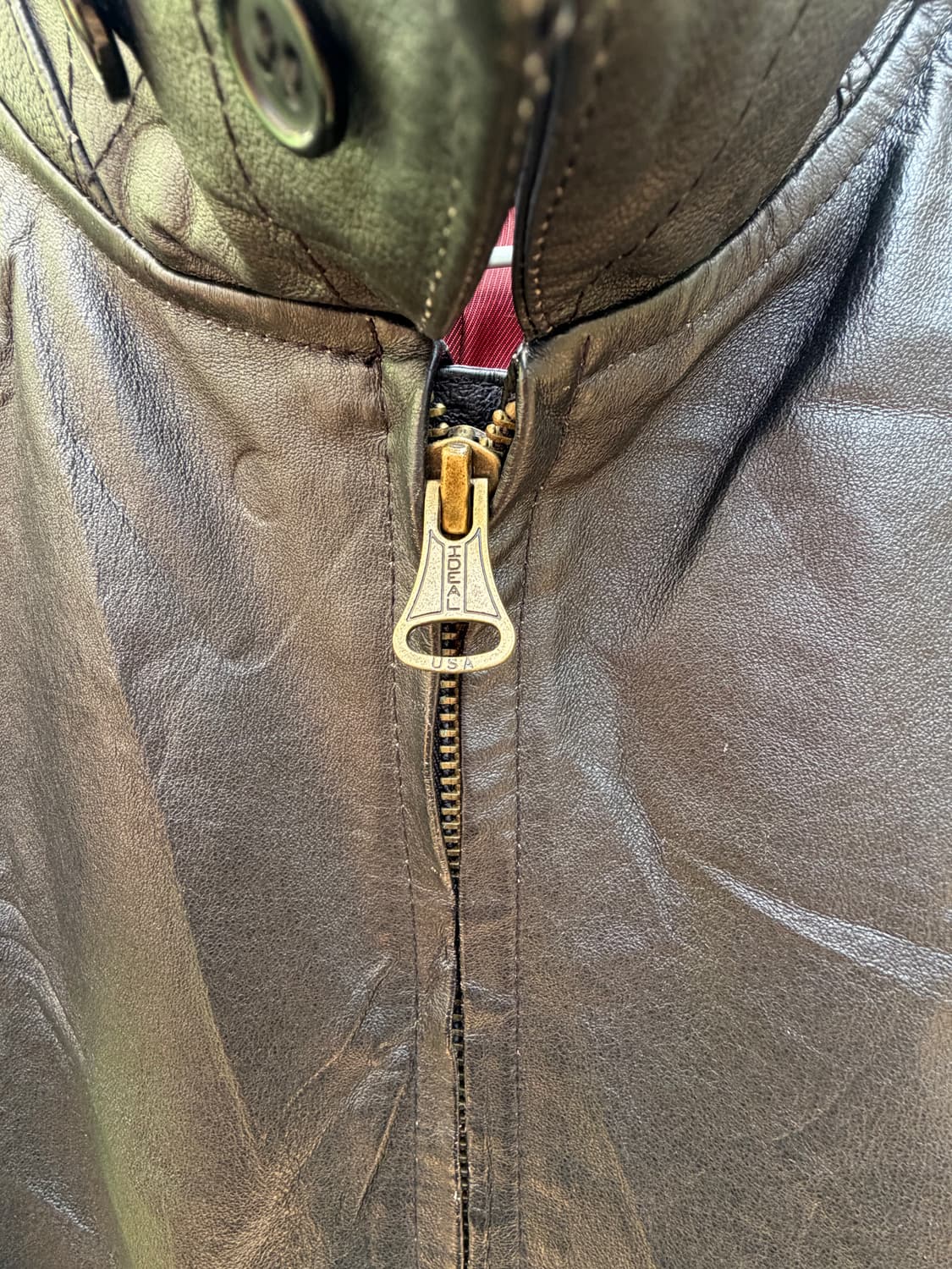 Mangrove 싱글 레더 돈피 자켓 상품이미지5