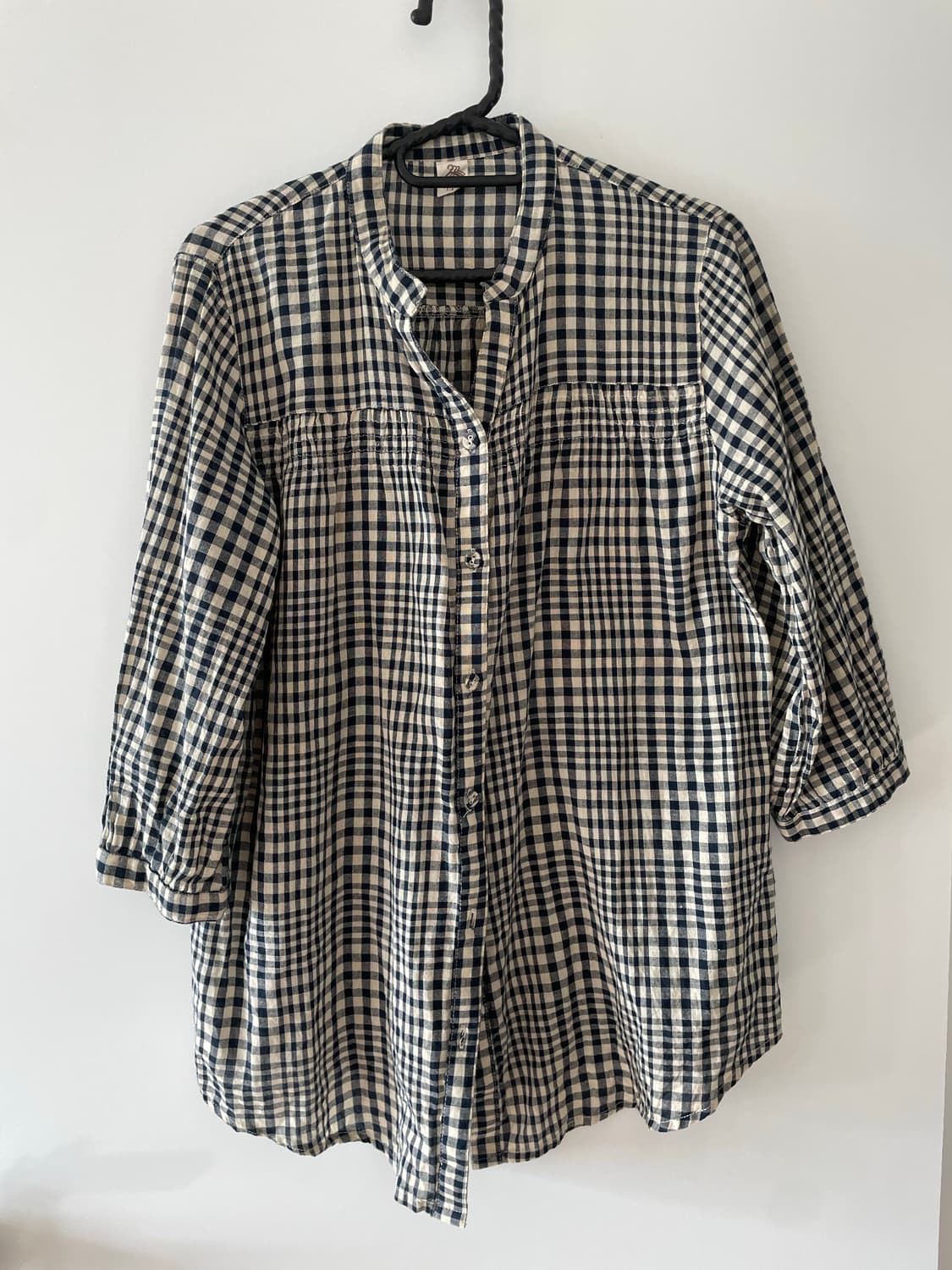 체크블라우스 상품이미지1