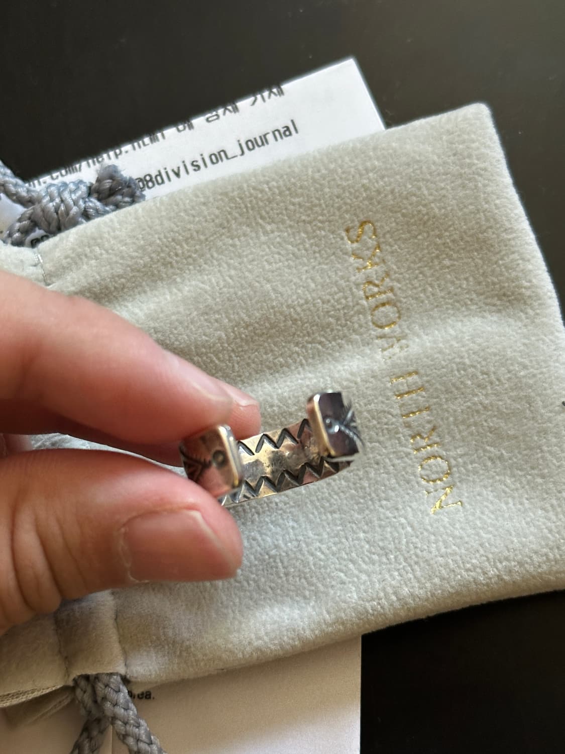 노스웍스 나바호 스탬프 링 17호 상품이미지3