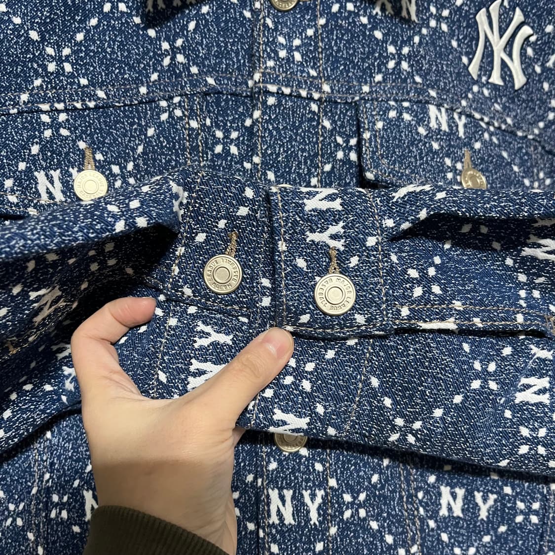 MLB 뉴욕 양키스 데님 자켓 상품이미지6