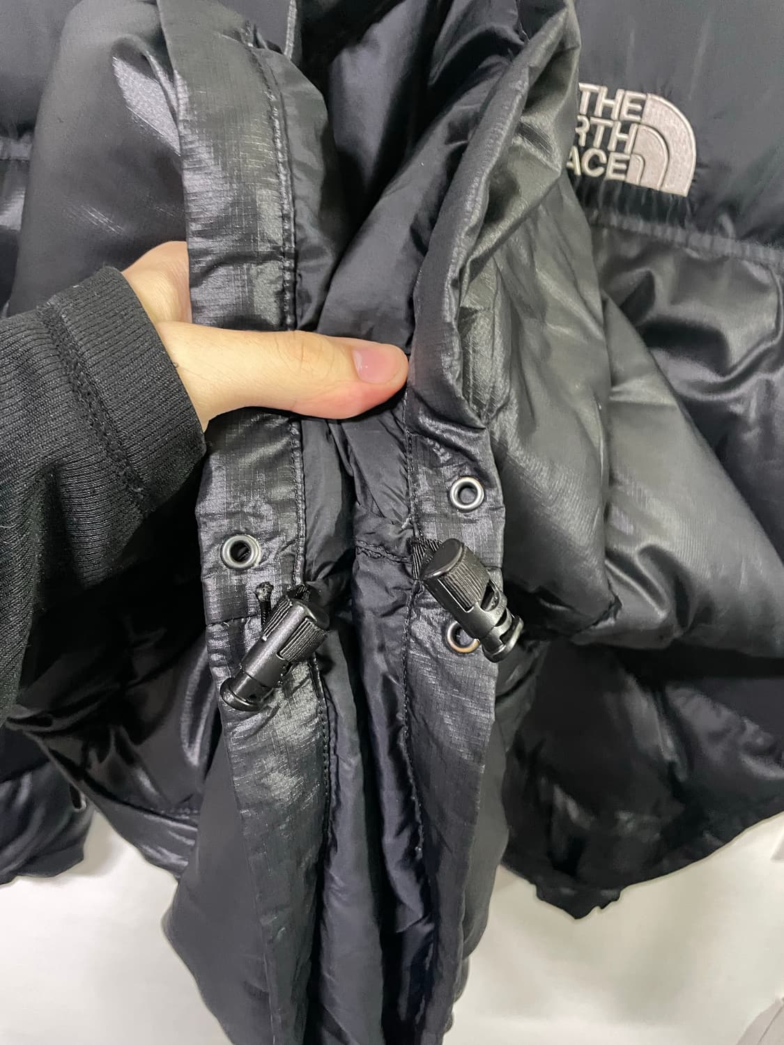 노스페이스 눕시 패딩 점퍼 블랙 넉넉100 상품이미지9