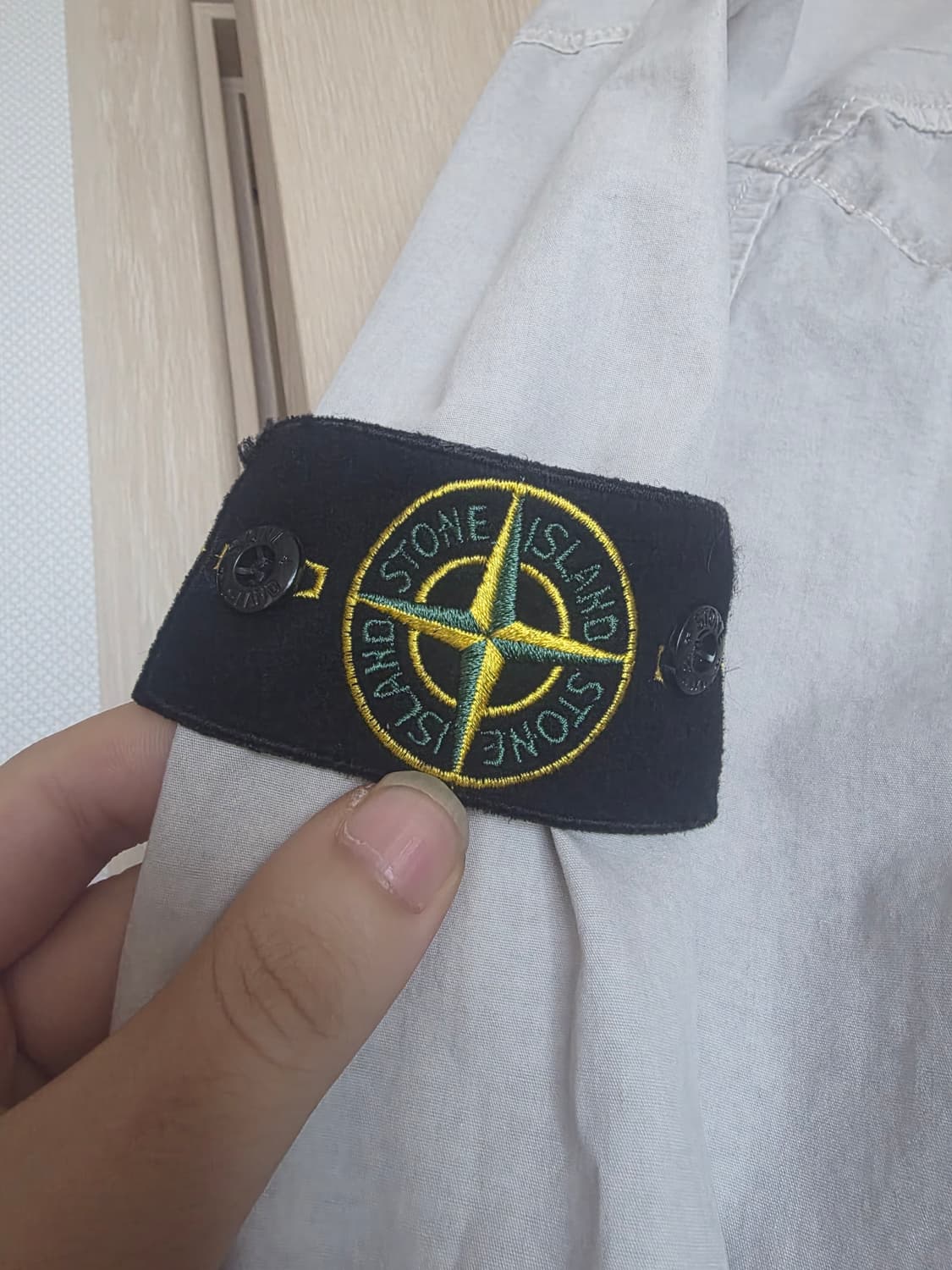 [24FW/XL] 스톤아일랜드 103WN 가먼트 다잉 집업 오버셔츠 상품이미지6