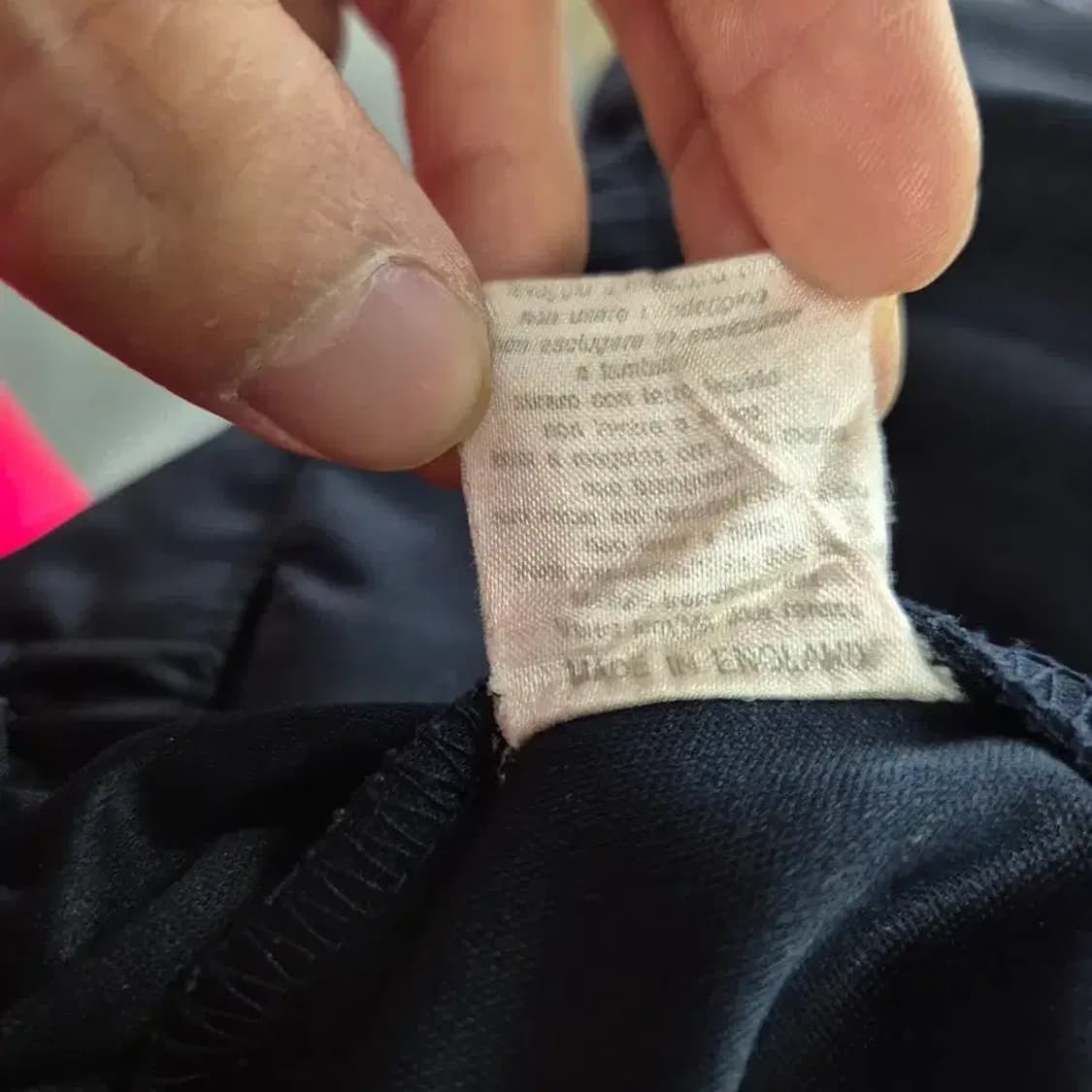 버버리 체크 안감 블루종 자켓 XL 상품이미지10