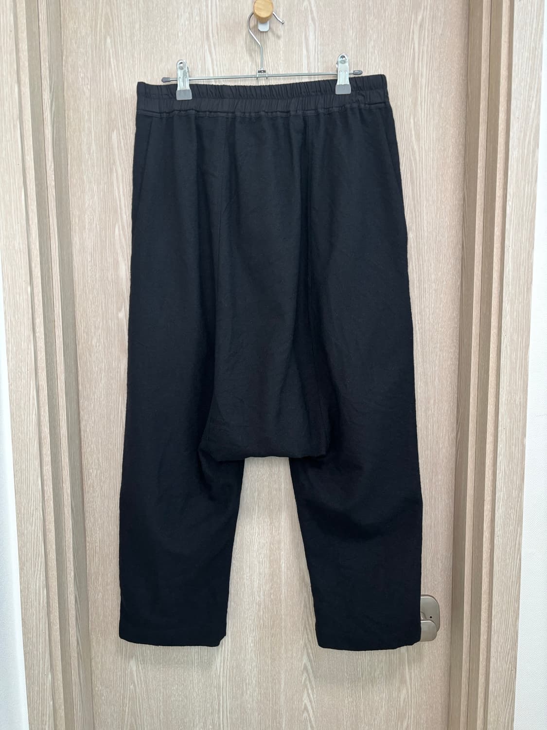 릭오웬스 마스토돈 울 배기팬츠46/블랙 상품이미지2