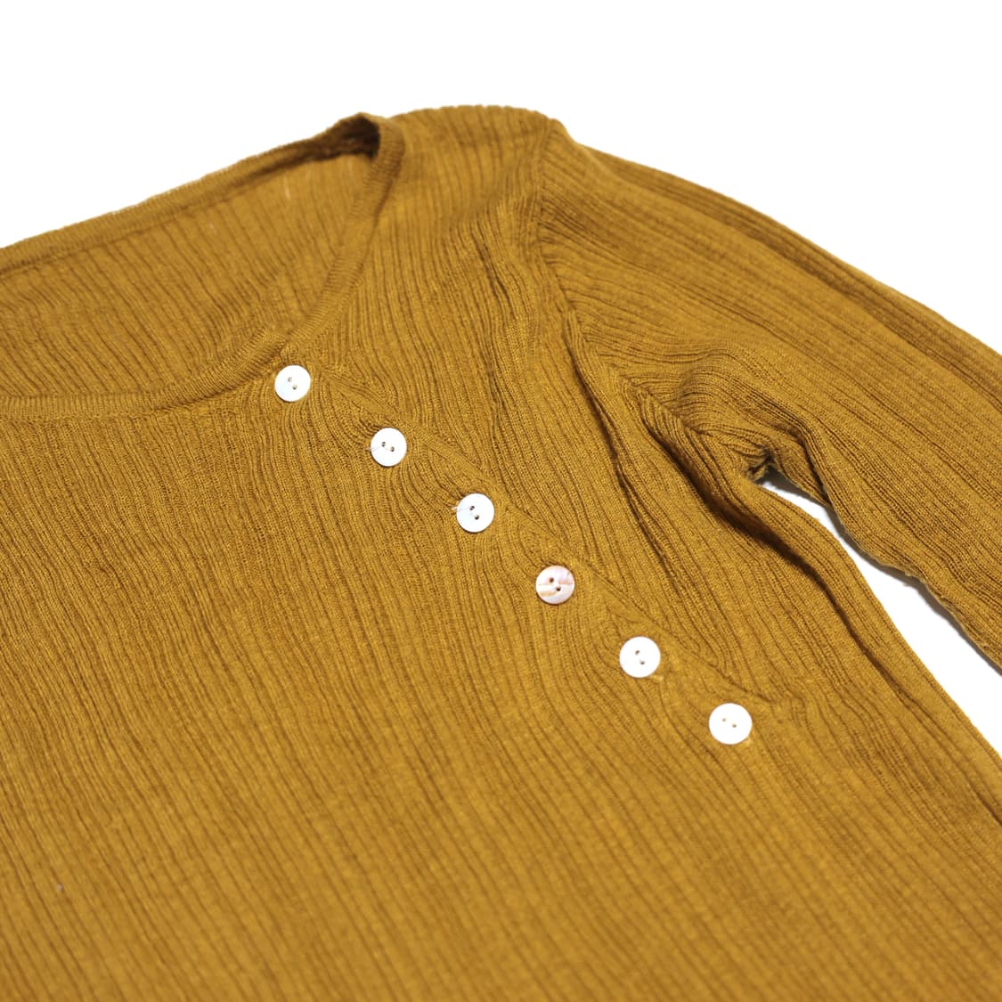 [JPN] Rib Knit Button Detail Top 상품이미지2