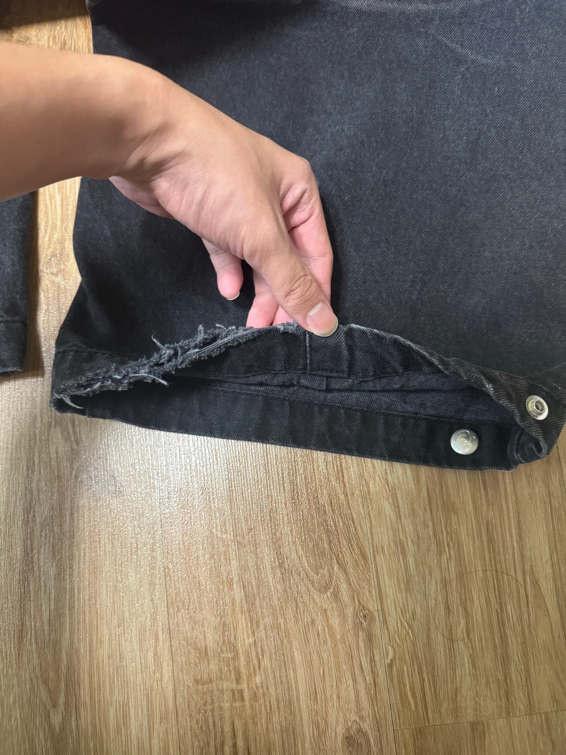 (L) ETCE WASHED BAGGY JEAN (GREY) 상품이미지3