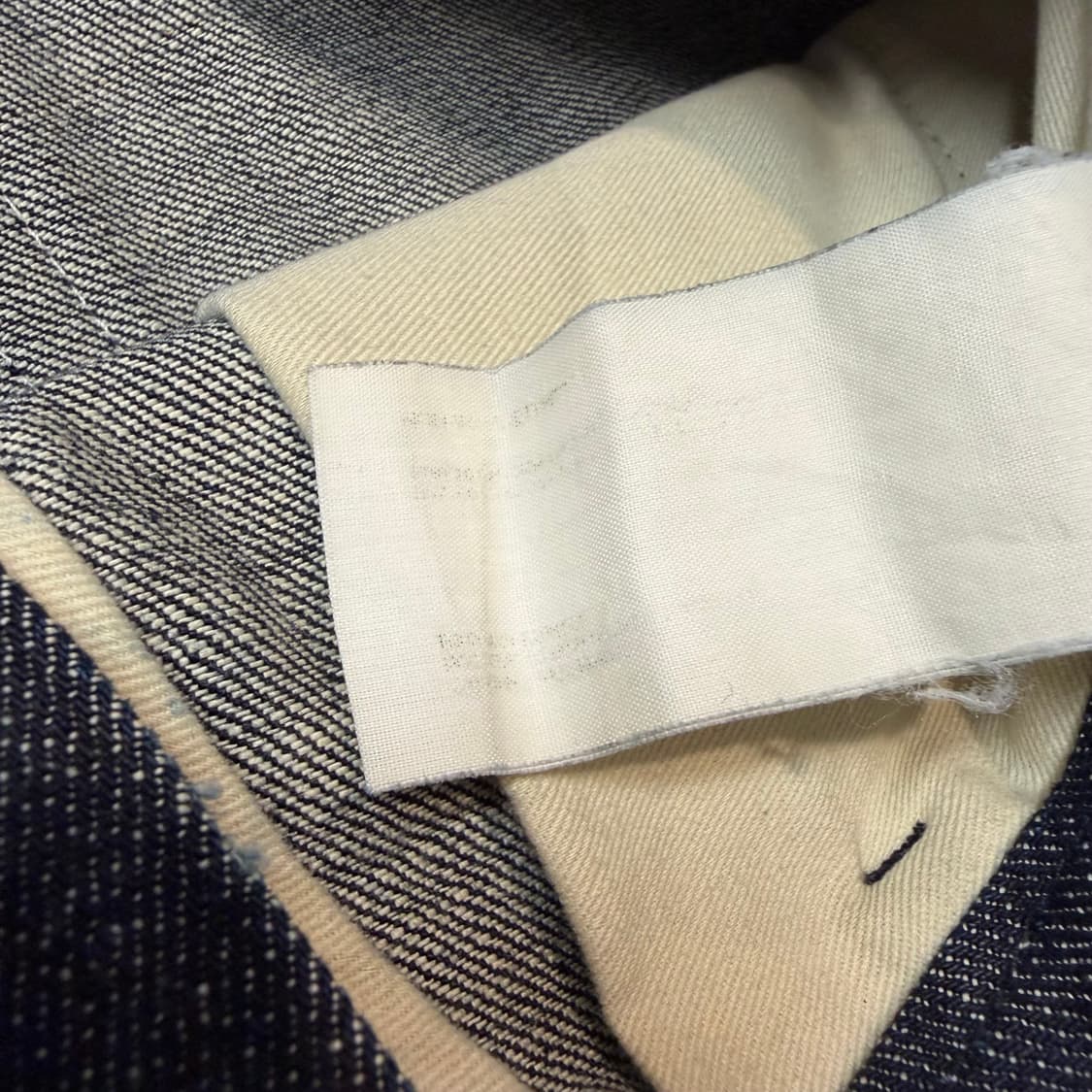 포터리 세미 와이드 생지 데님팬츠 상품이미지5