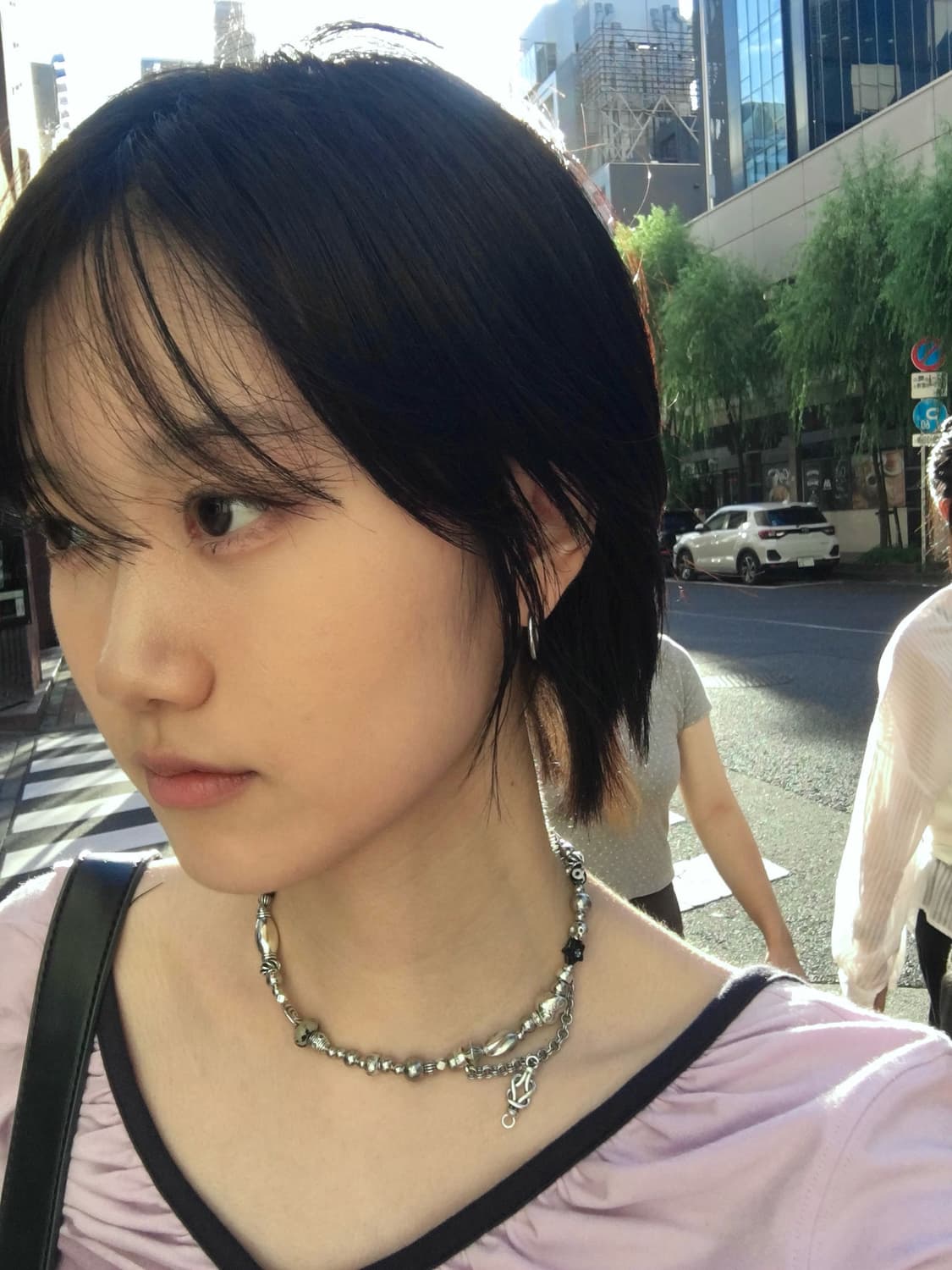 Noir silver necklace  상품이미지2