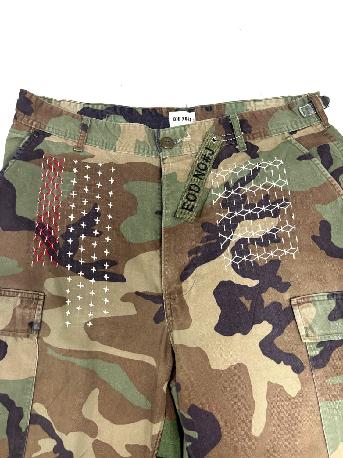 빈티지 미군 오리지널 카모 사시코 바뮤다 팬츠 상품이미지2