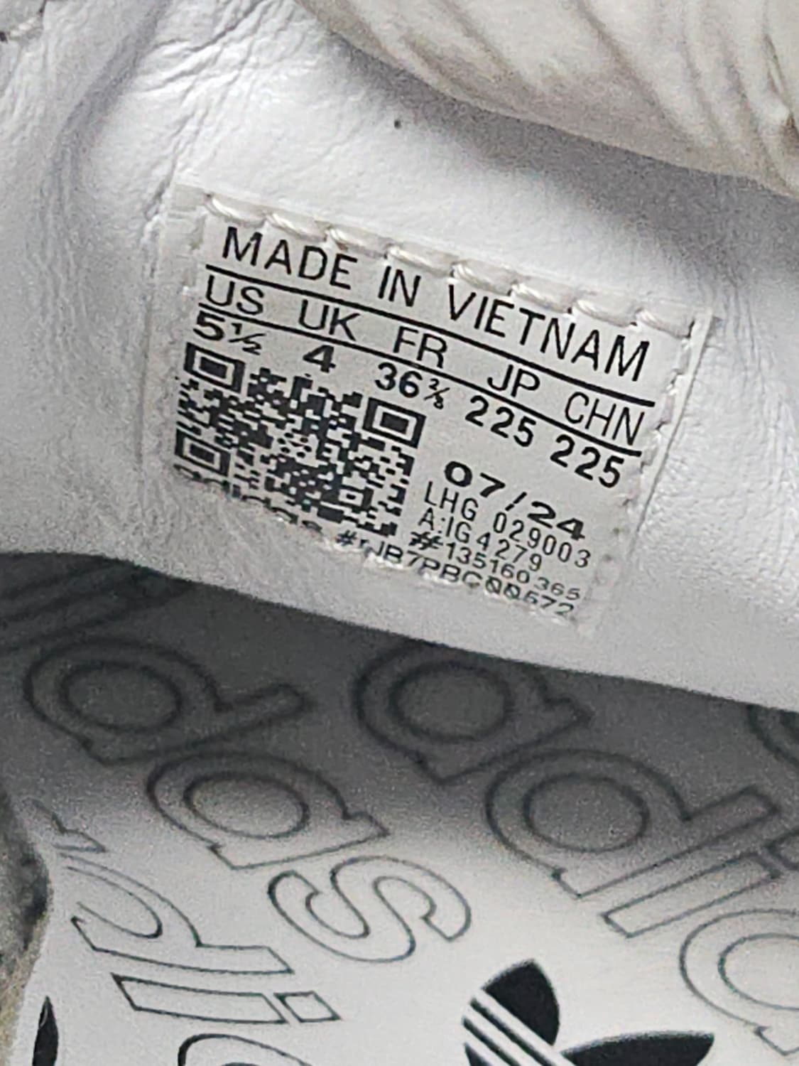 아디다스] 우먼스 삼바 LT 클라우드화이트 225 상품이미지2