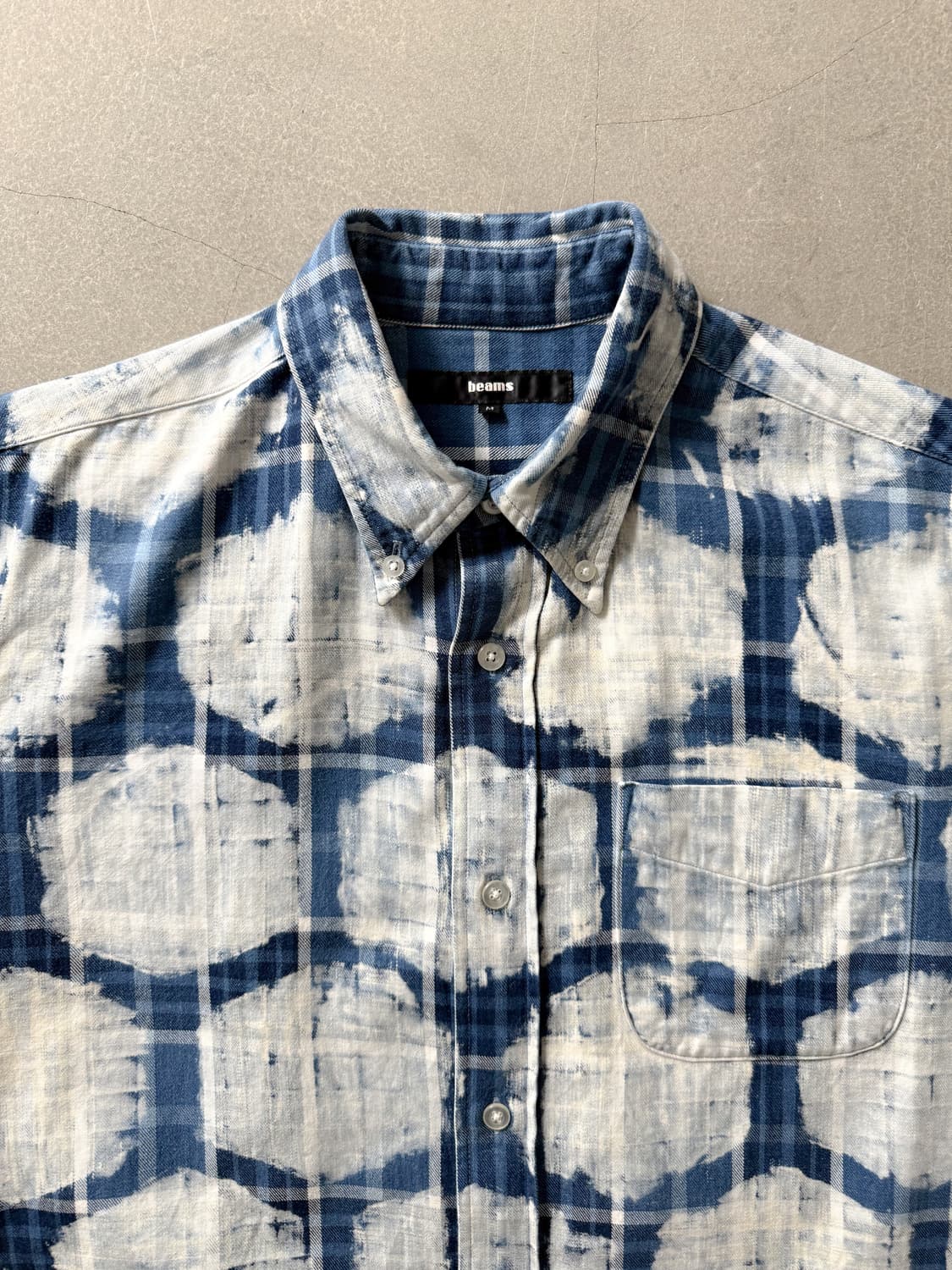 Beams Pattern Cotton Shirt 상품이미지2