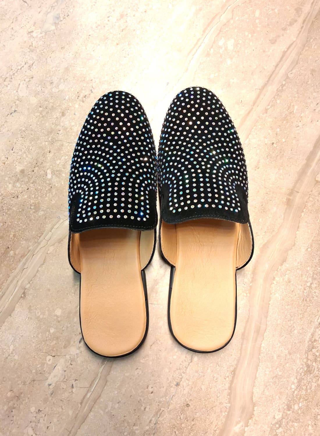 라인스톤 뮬 슬리퍼(새상품) 상품이미지6