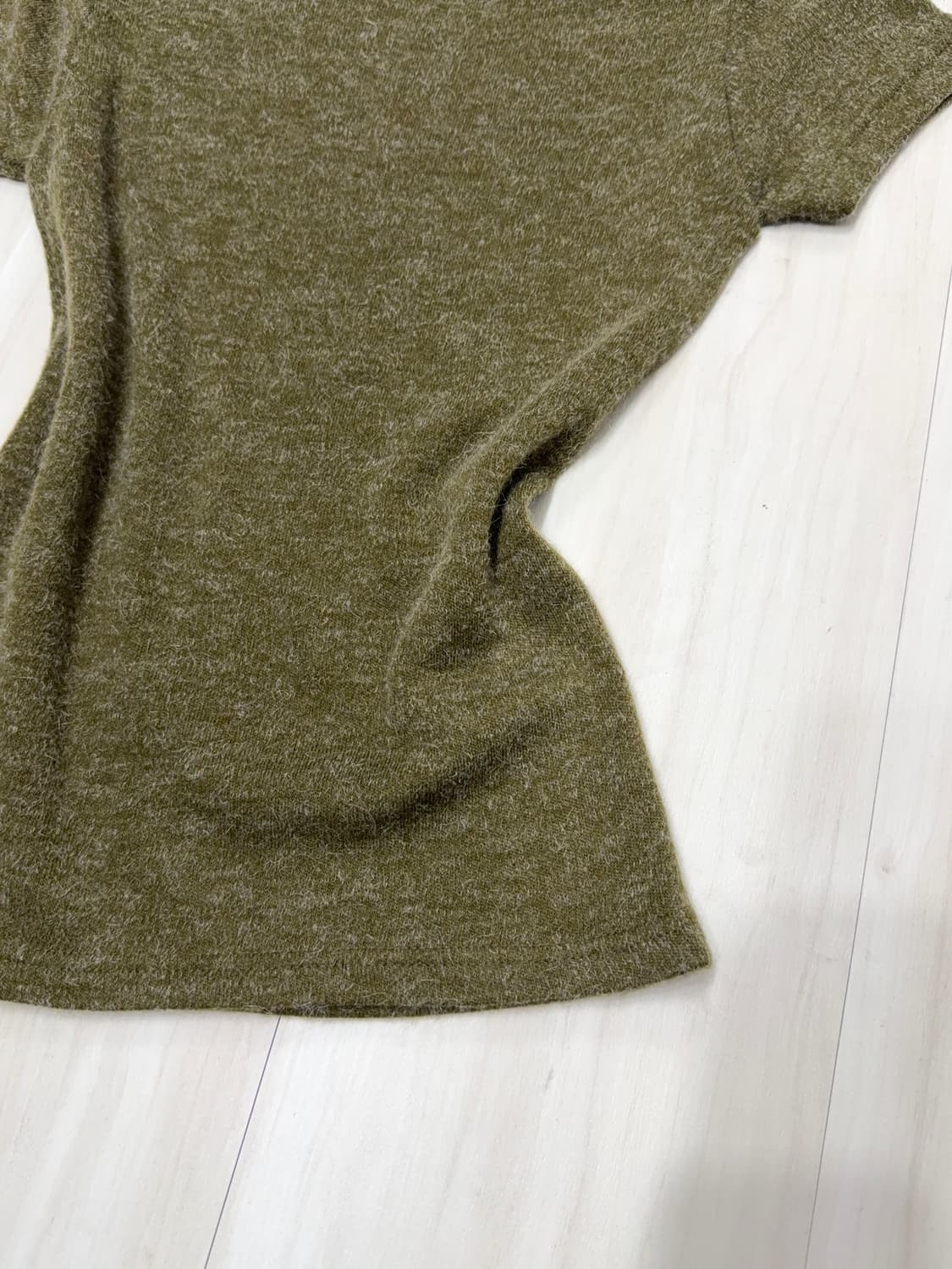 olive half sleeve knit 상품이미지6