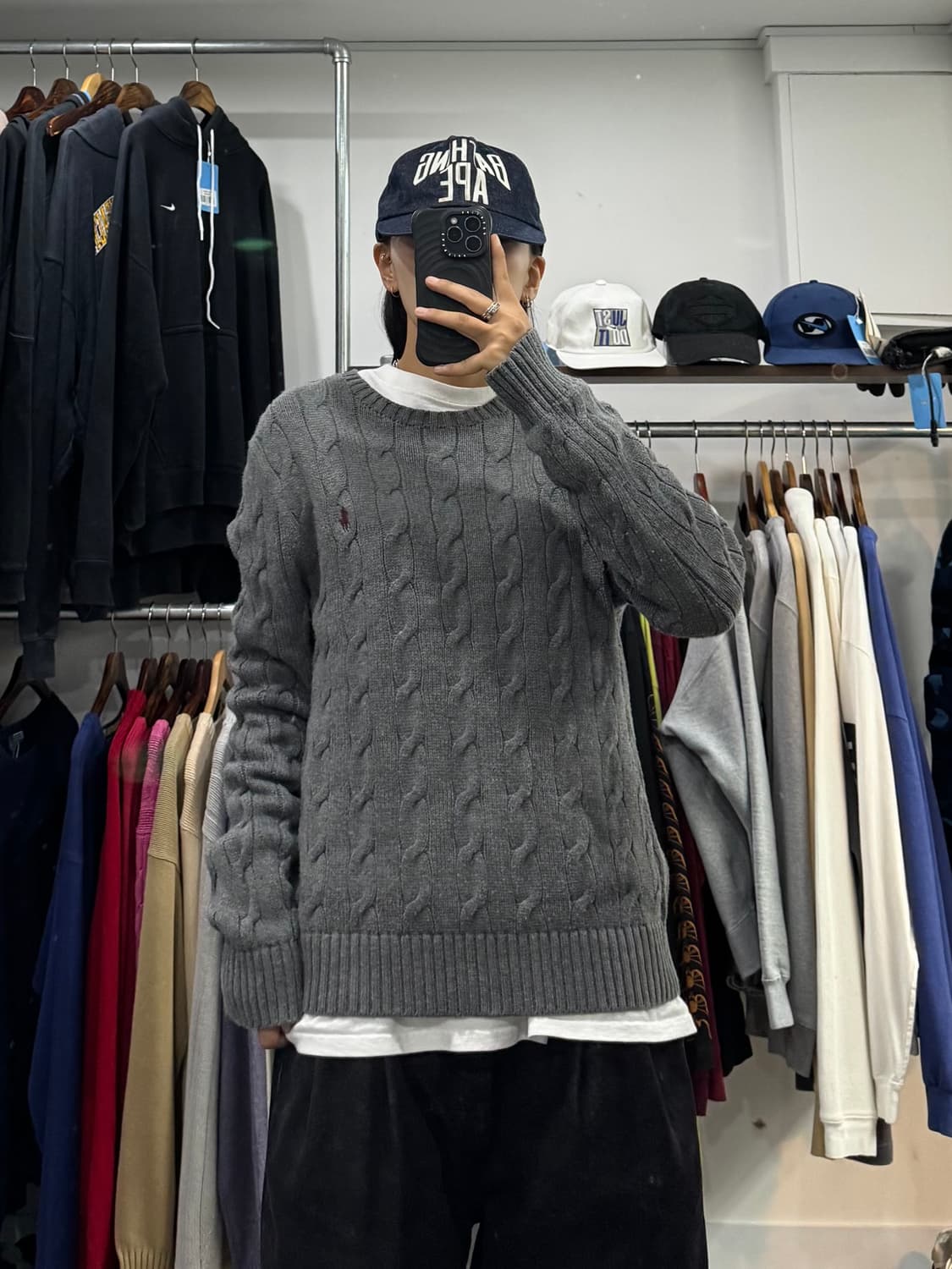 폴로 랄프로렌 꽈배기 니트 상품이미지6