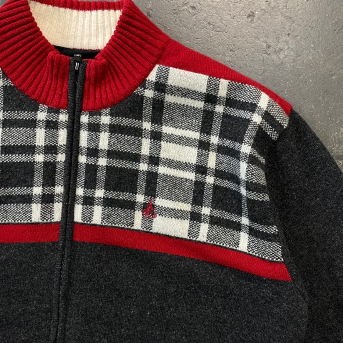 100 빈폴 방풍 니트 집업 상품이미지2