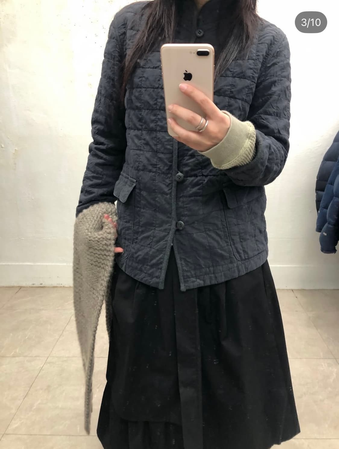 이세이 미야케 퀼팅 자켓 상품이미지4