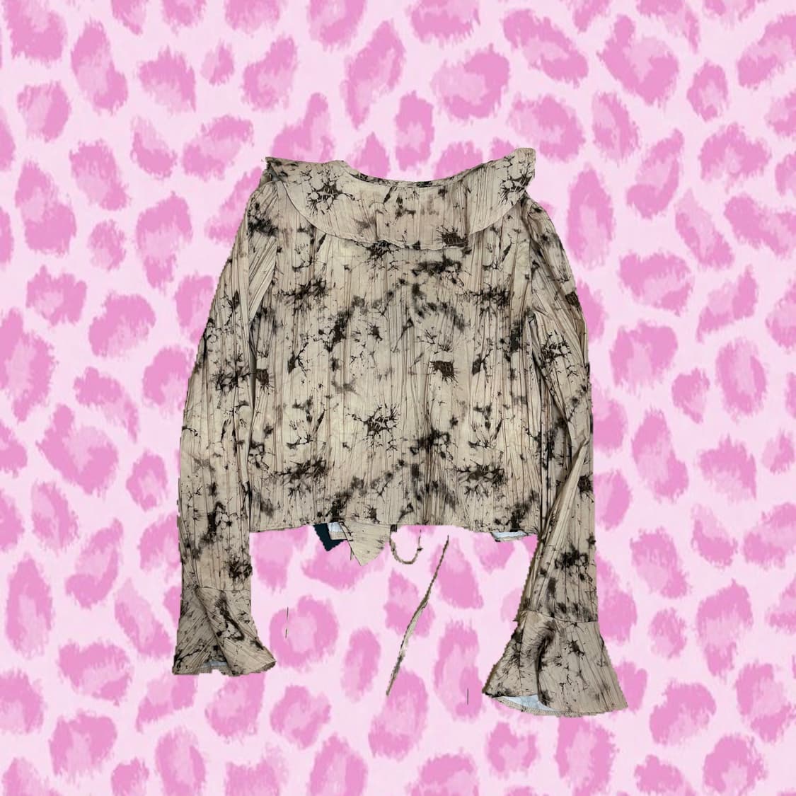 히메 갸루 긴팔 블라우스 상품이미지2