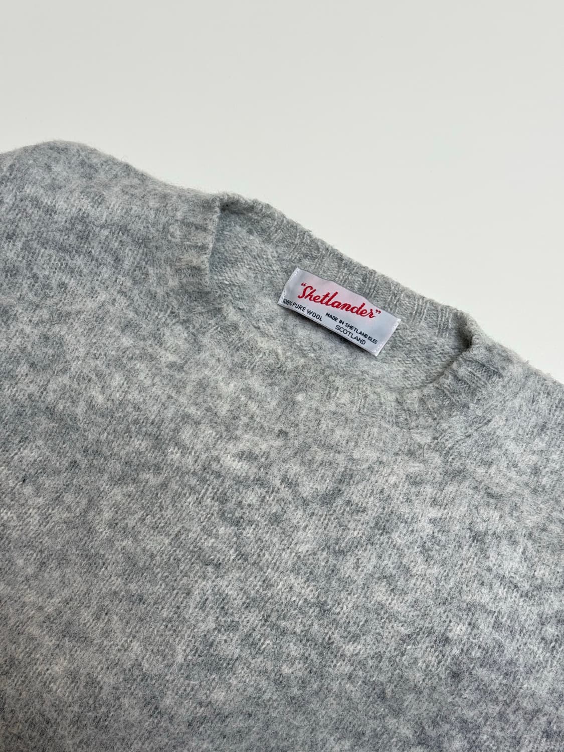 셔틀랜더 쉐기독 니트 그레이 40 상품이미지1