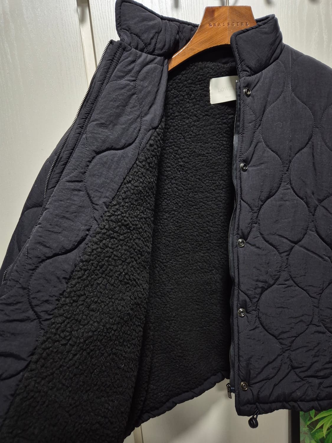 빈티지 블랙 퀄팅 패딩 자켓. 새상품 상품이미지5