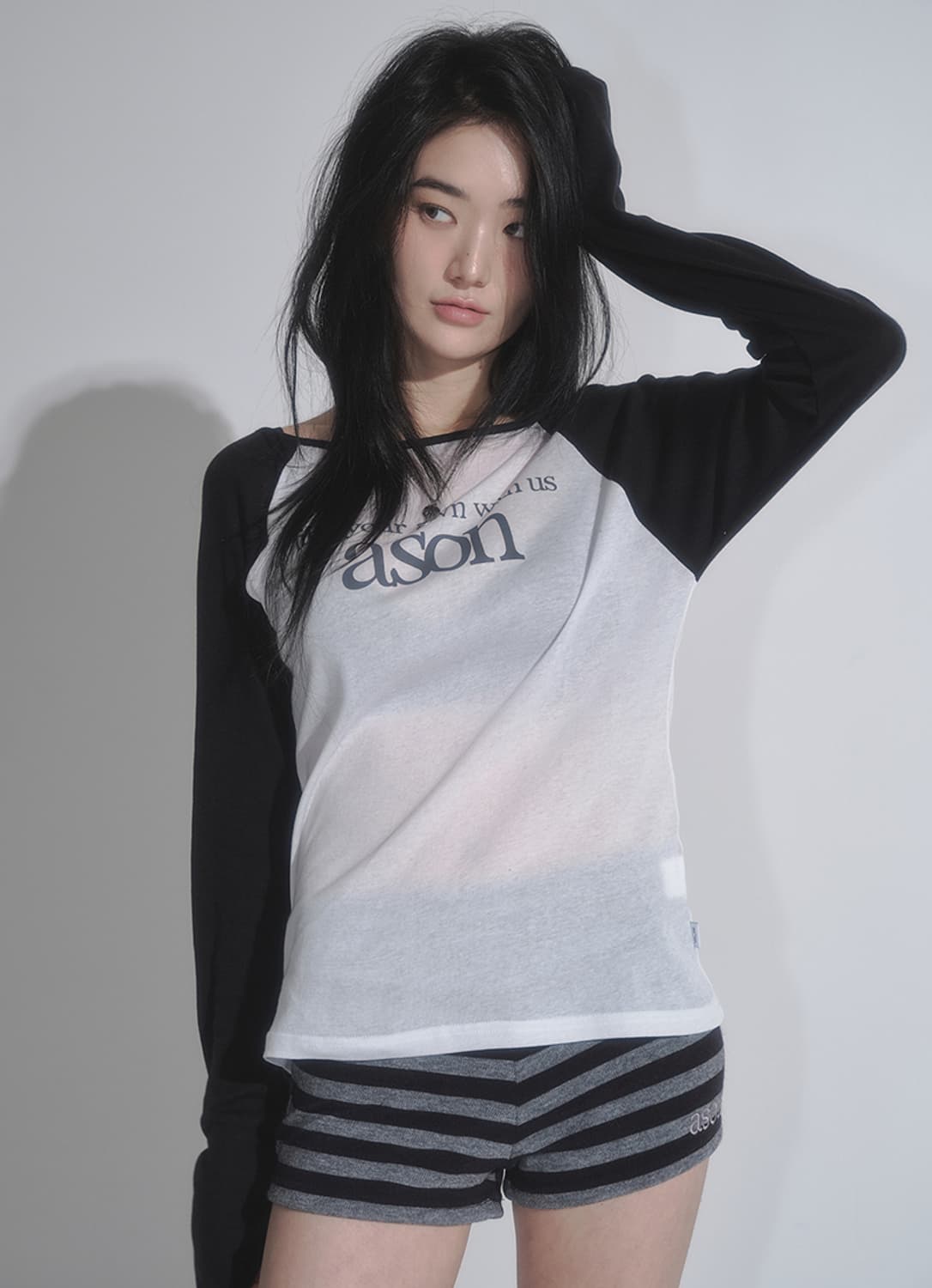 SORBET LONG SLEEVE / BLACK 상품이미지2