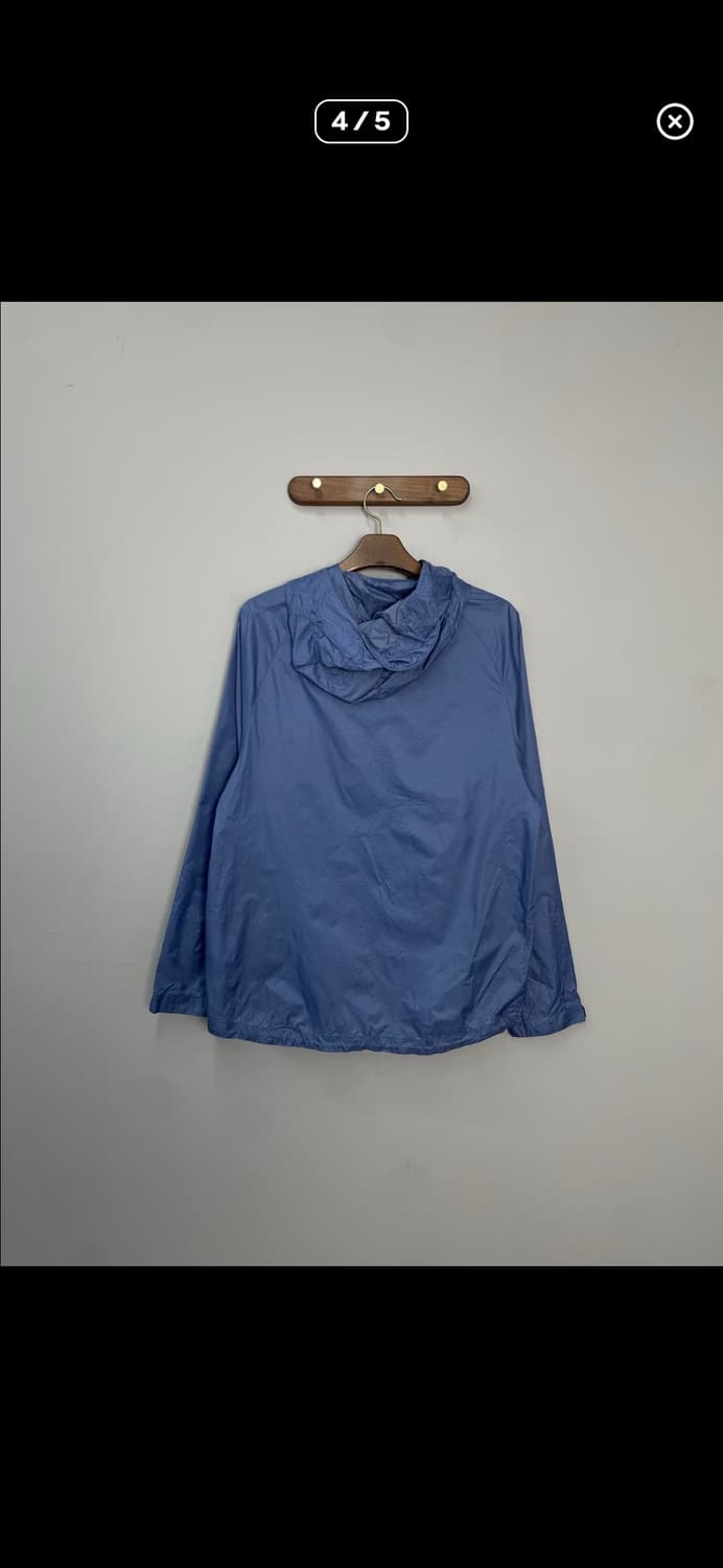 케일 립스탑 나일론 블루 바람막이자켓 A3674 상품이미지4