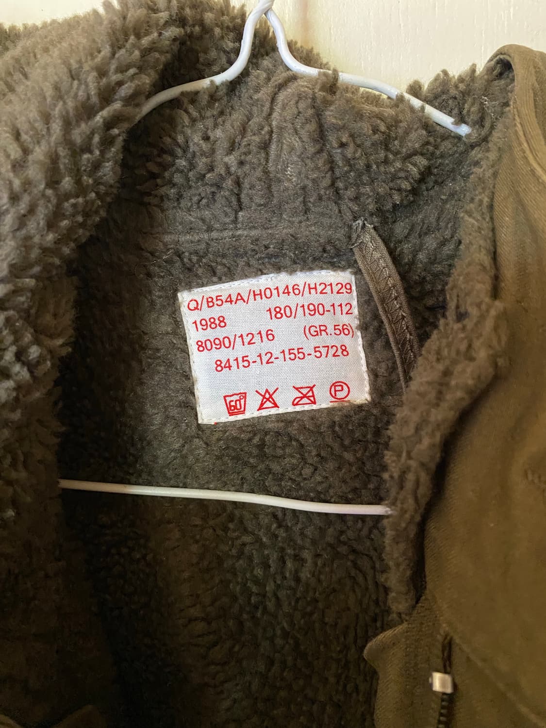 80’s독일군 야상자켓 상품이미지2