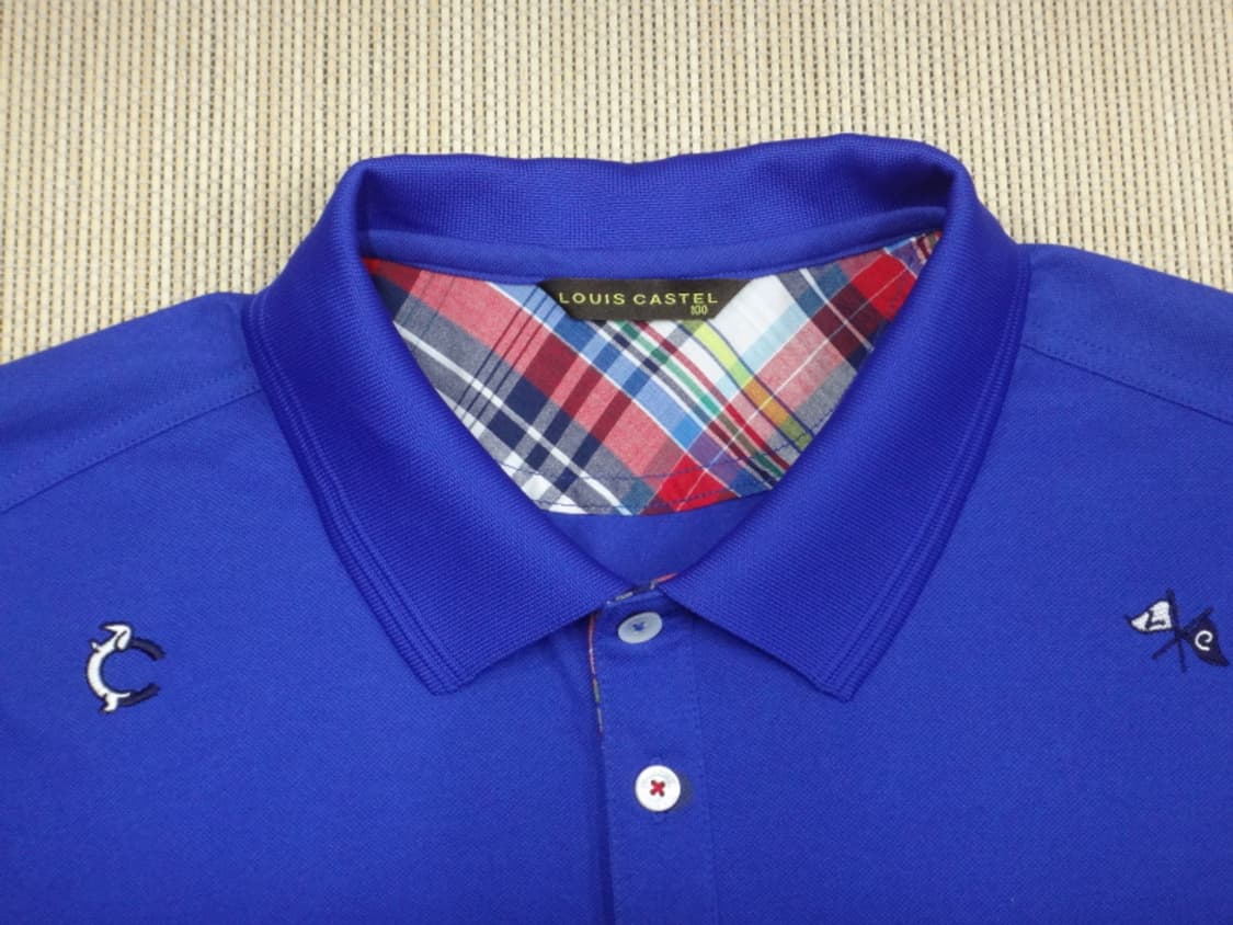 (100) 루이까스텔 골프 자수로고 카라 반팔 티셔츠 상품이미지7