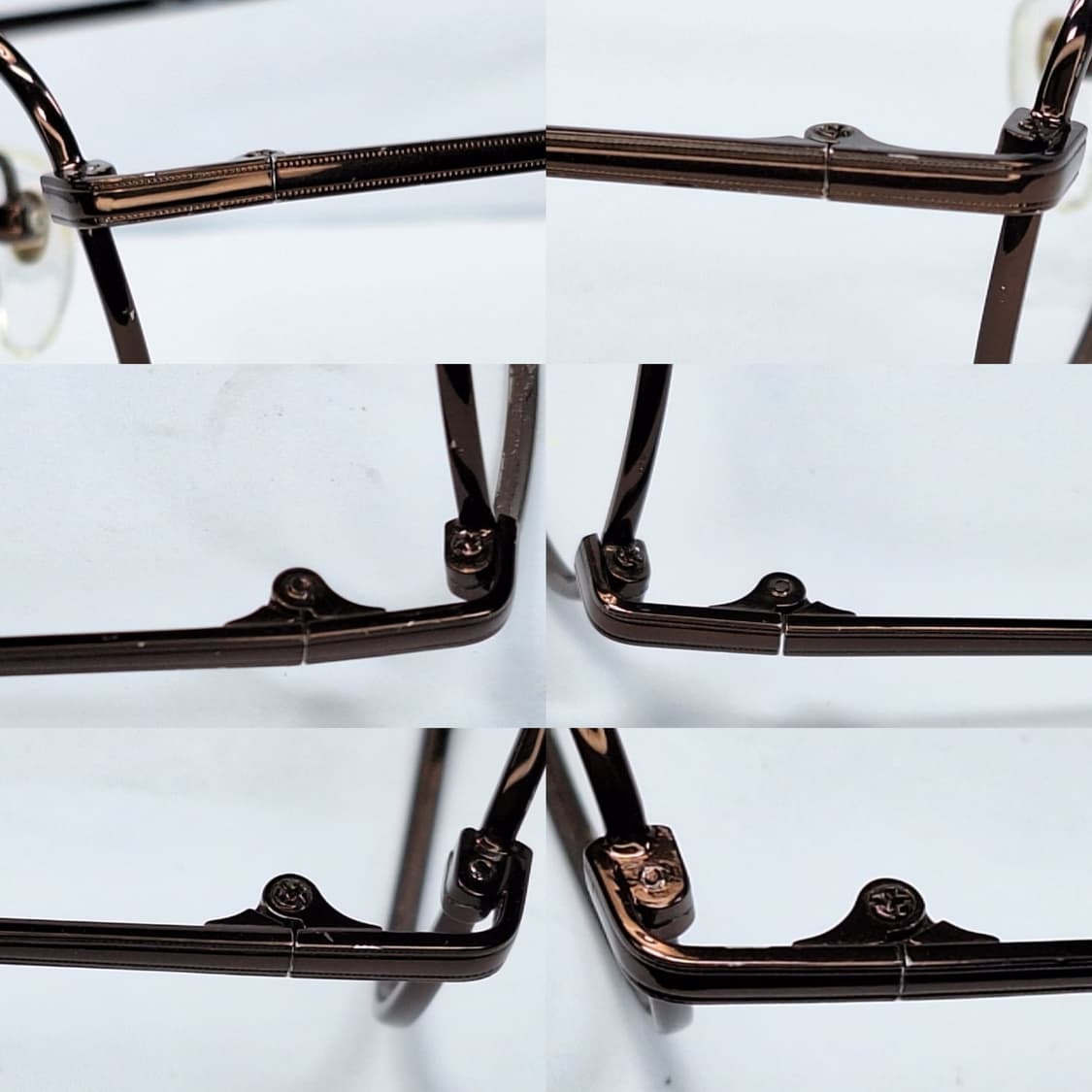 브라운 메탈 안경 안경테 DS-105 일본 수입 빈티지 레트로 클래식 상품이미지8