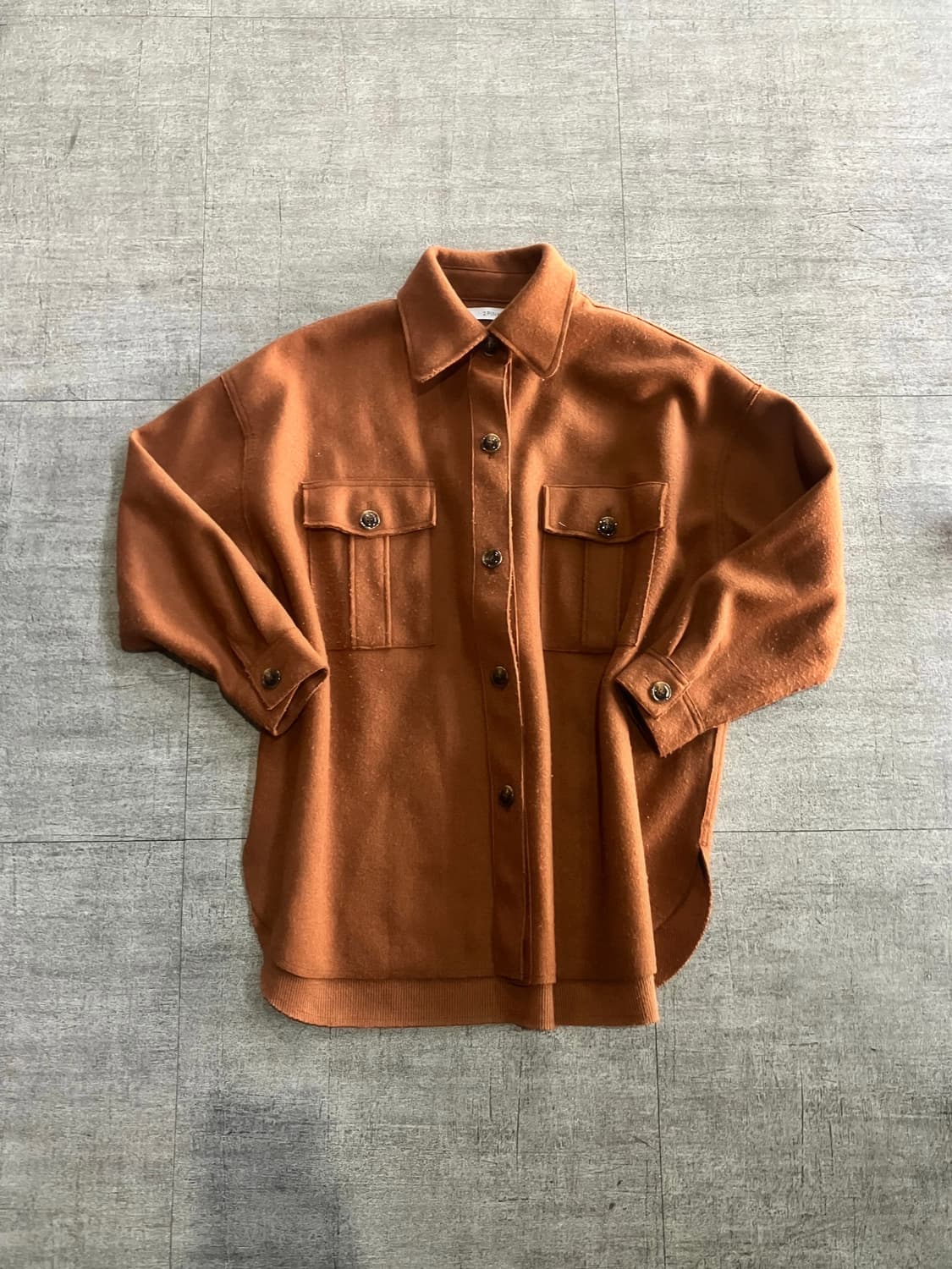 일본빈티지 2Pink 올드스쿨아메카지 혁오풍 투포켓 모직셔츠자켓 상품이미지1