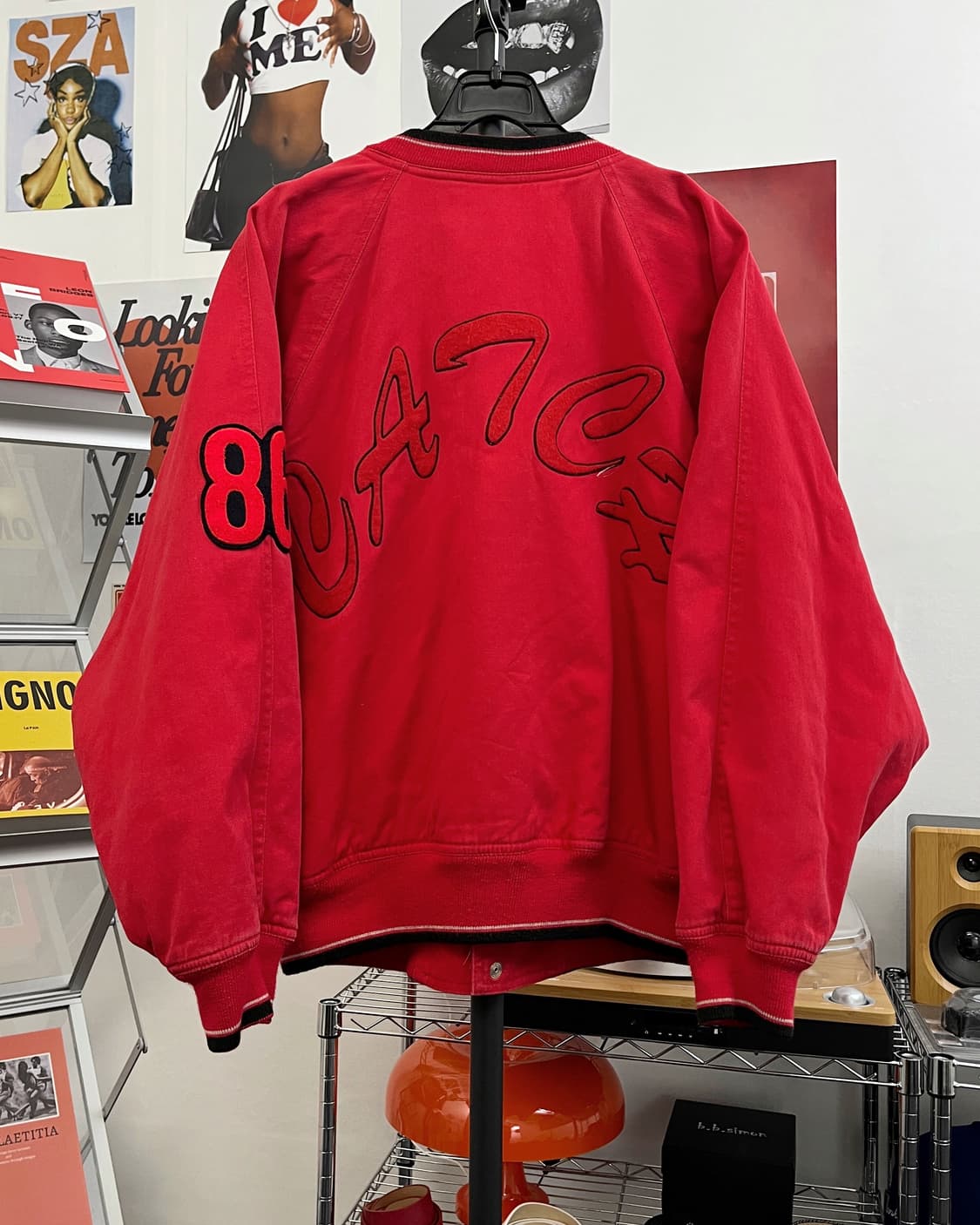 USA 올드 빈티지 캔버스 바시티 자켓 상품이미지7